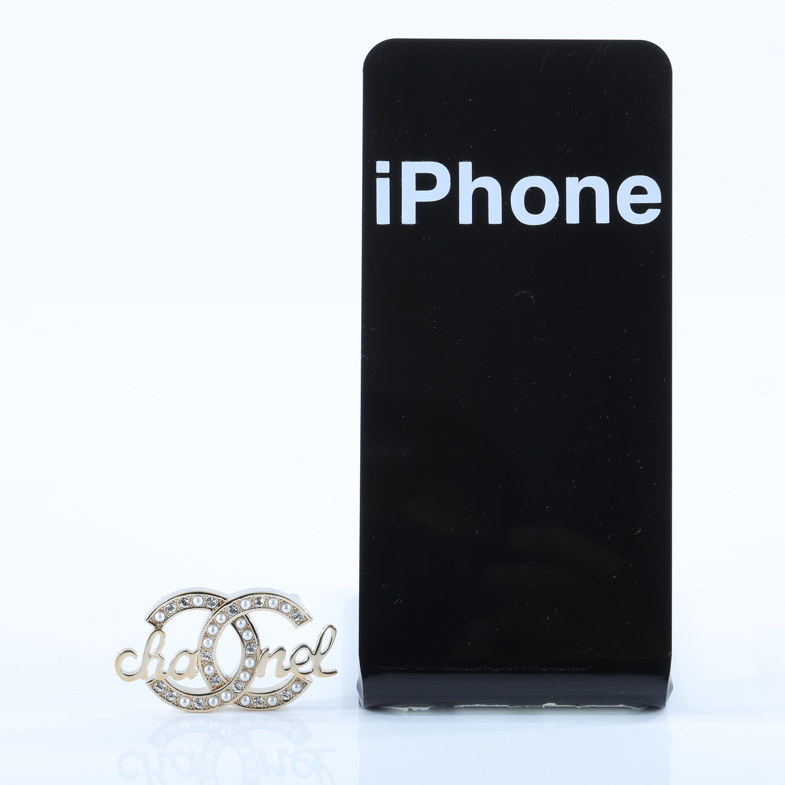 香奈兒 CHANEL 雙C LOGO 品牌 字母 珍珠 胸針 金色 L23B 雙C胸針 無附屬品