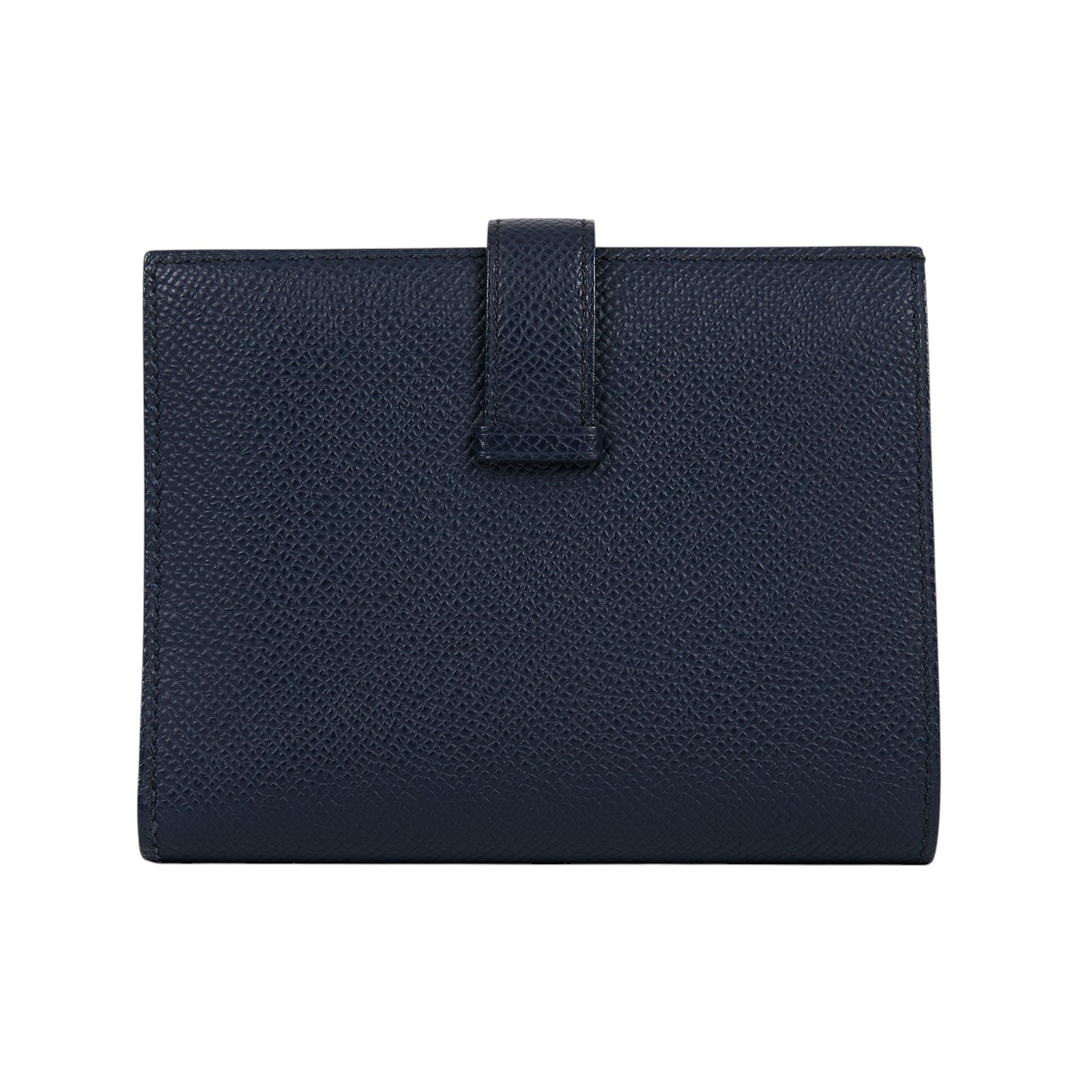 愛馬仕 Hermes Bearn 短夾 H039790CC76 / 靛藍金釦Bearn短夾　五金傷痕 原廠盒子