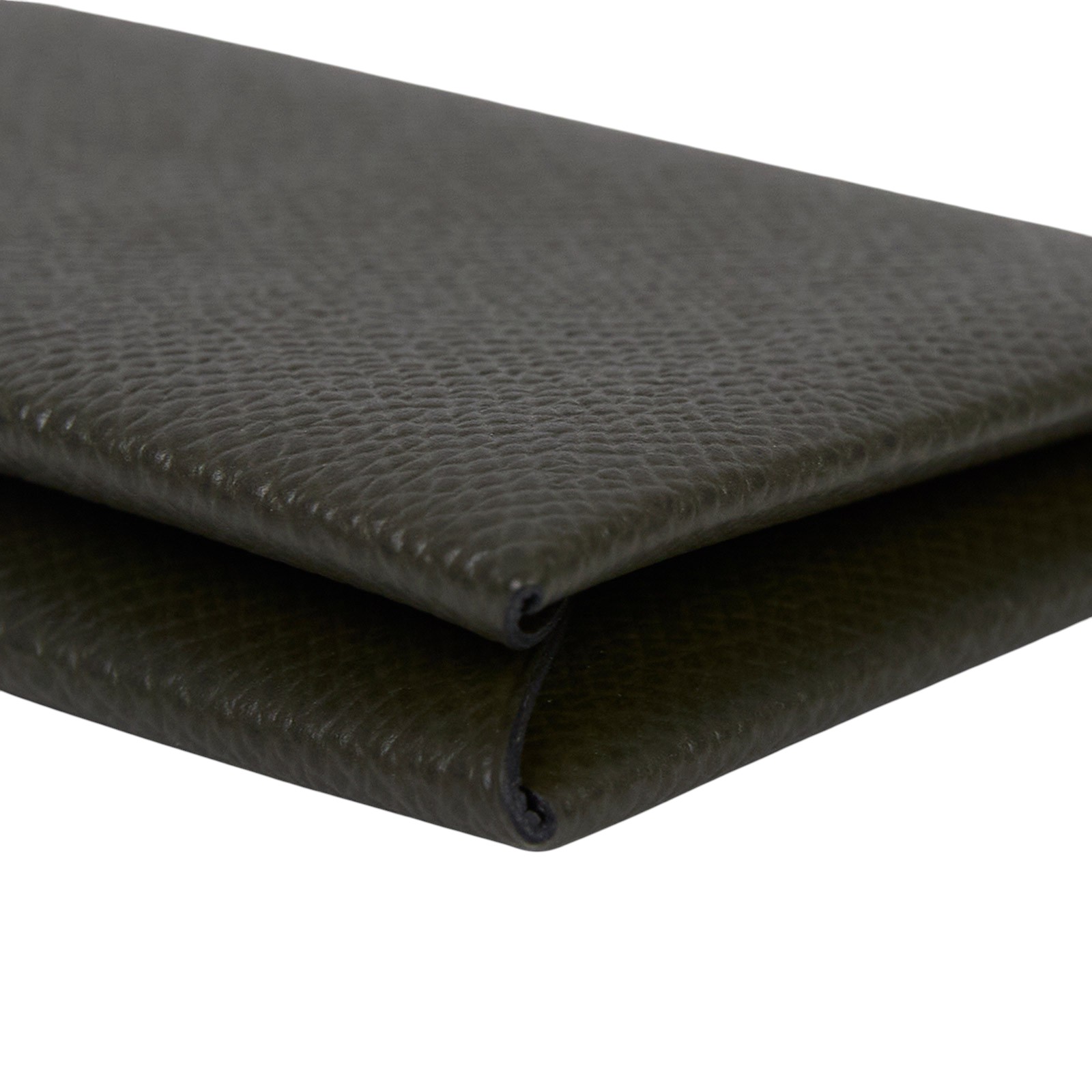 愛馬仕 Hermes Calvi 卡包 CAL Z刻 深綠CALVI 原廠盒子