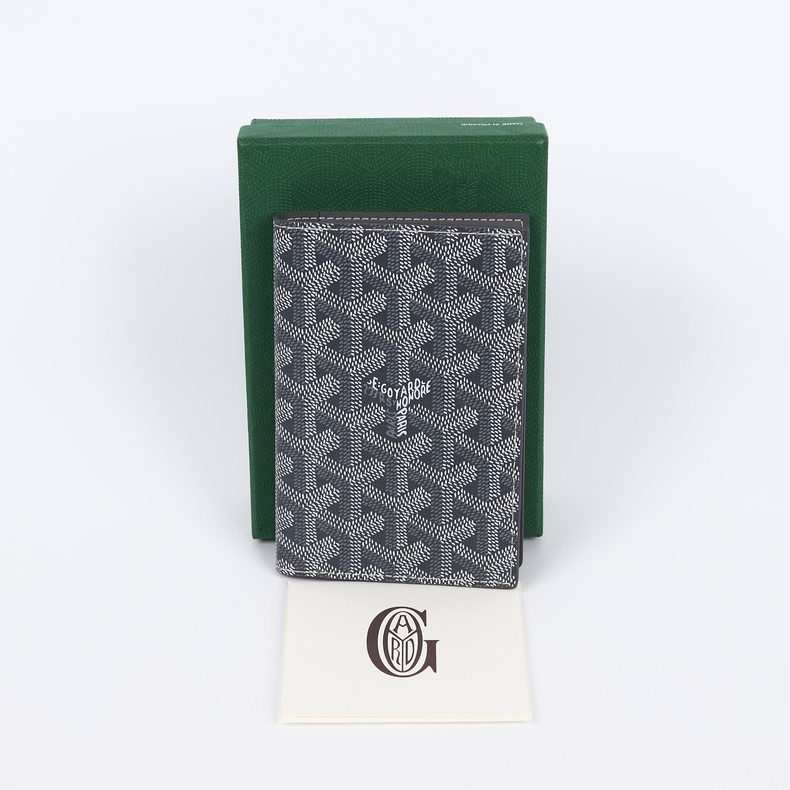 高雅德 GOYARD Grenelle 護照夾 GRENELPMLTY 灰GRENELLE護照夾 原廠盒子