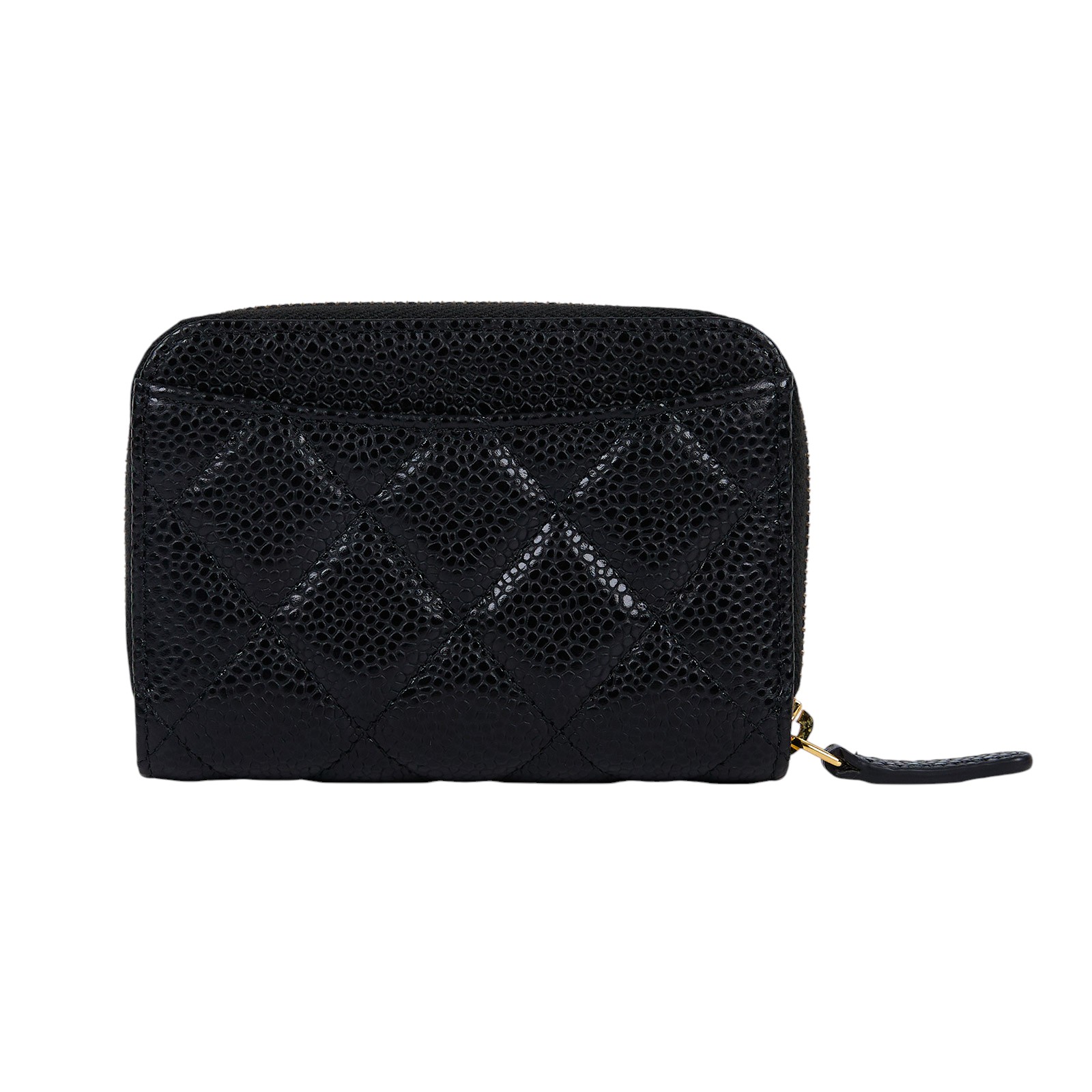 香奈兒 CHANEL 經典 拉鏈 零錢包 錢包 卡夾 AP0216 29開黑荔枝拉鍊卡包 原廠盒子/防塵袋/保證卡