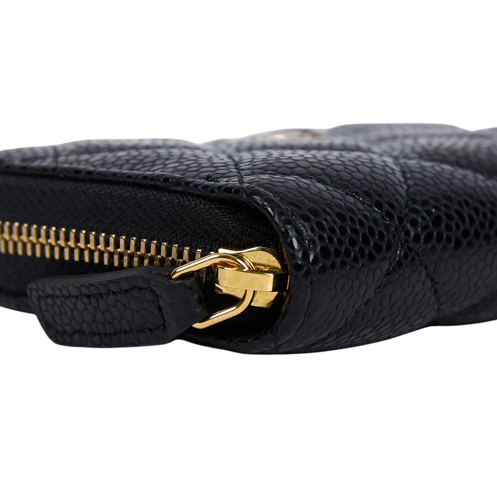 香奈兒 CHANEL 經典 拉鏈 零錢包 錢包 卡夾 AP0216 29開黑荔枝拉鍊卡包 原廠盒子/防塵袋/保證卡