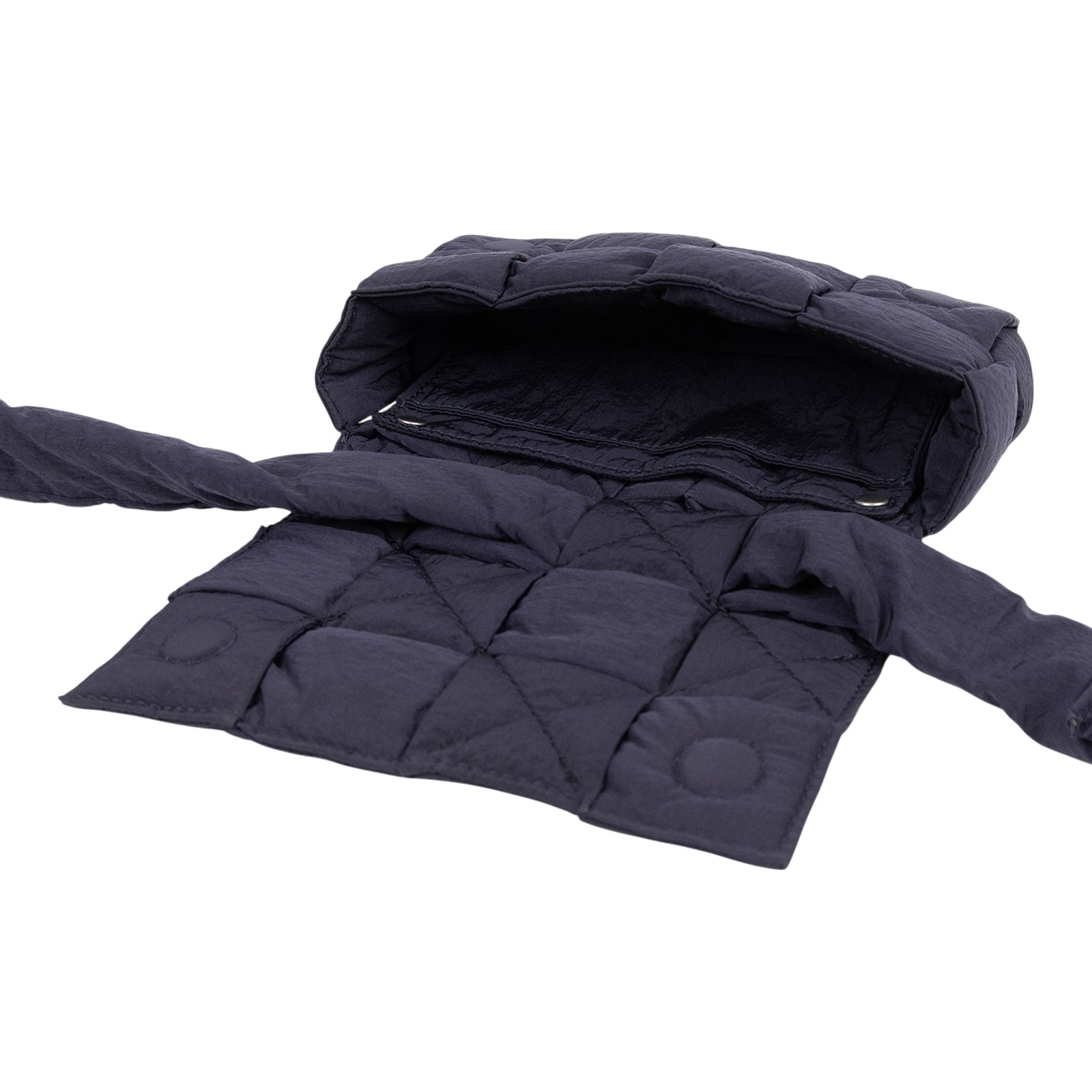 寶緹嘉 BOTTEGA VENETA Padded Cassette 尼龍 編織腰包 679763VB080  原廠盒子/防塵袋