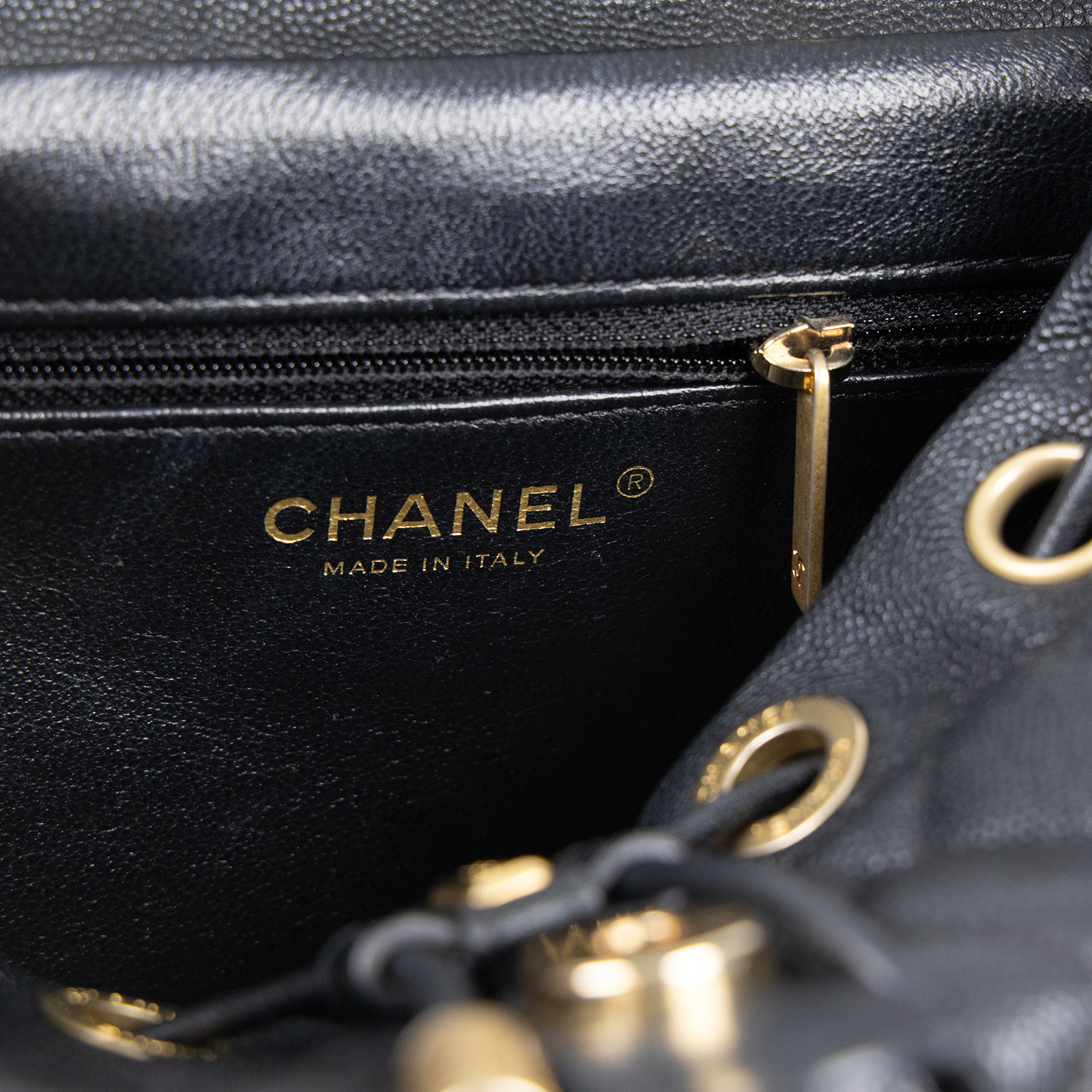 香奈兒 CHANEL Filigree Matelasse 背包 A57090 25開黑荔枝FILIGREE後背包 防塵袋/保證卡