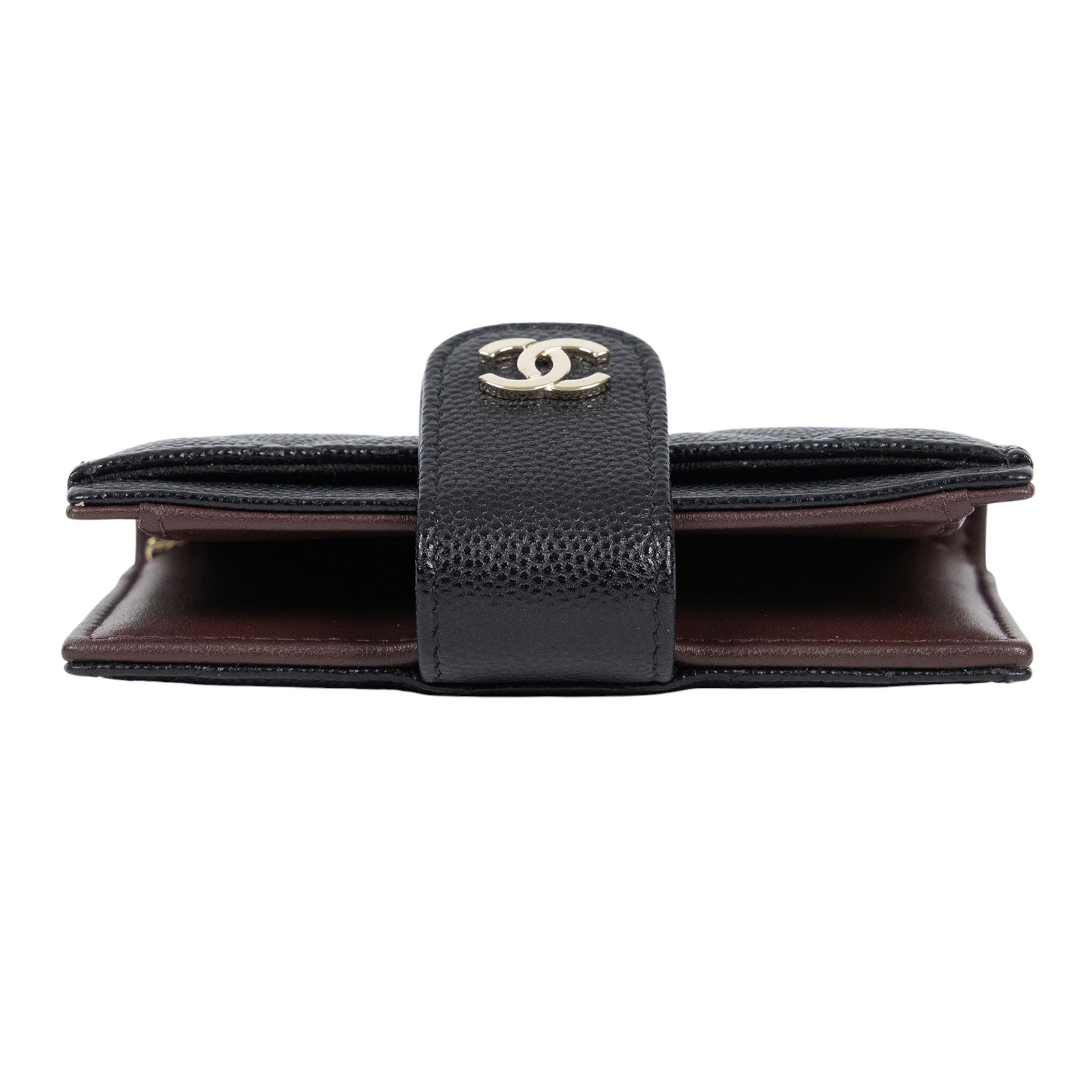 香奈兒 CHANEL 雙C 菱格紋 卡包 AP1991 30開黑荔枝卡包 原廠盒子/防塵袋