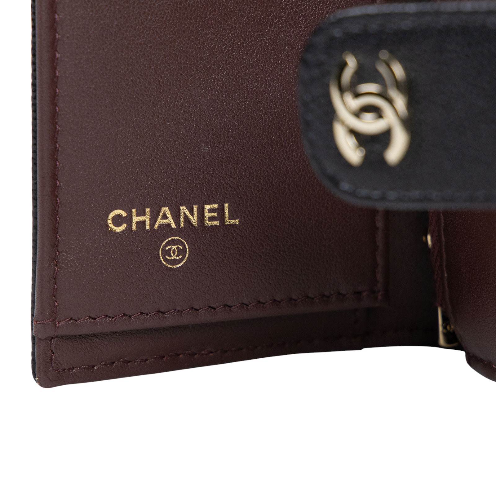 香奈兒 CHANEL 雙C 菱格紋 卡包 AP1991 30開黑荔枝卡包 原廠盒子/防塵袋