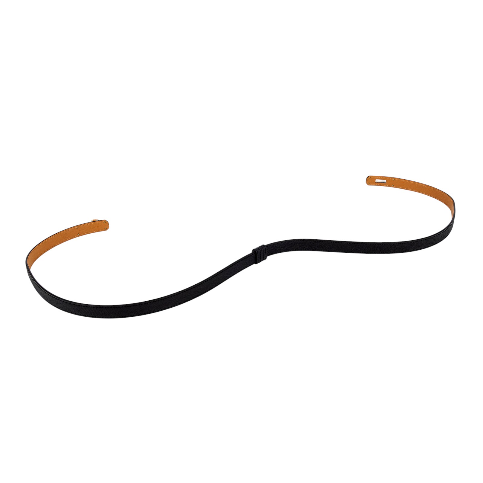 愛馬仕 Hermes Kelly 18 腰帶 KL18B W刻 黑KELLY皮帶 原廠盒子/防塵袋