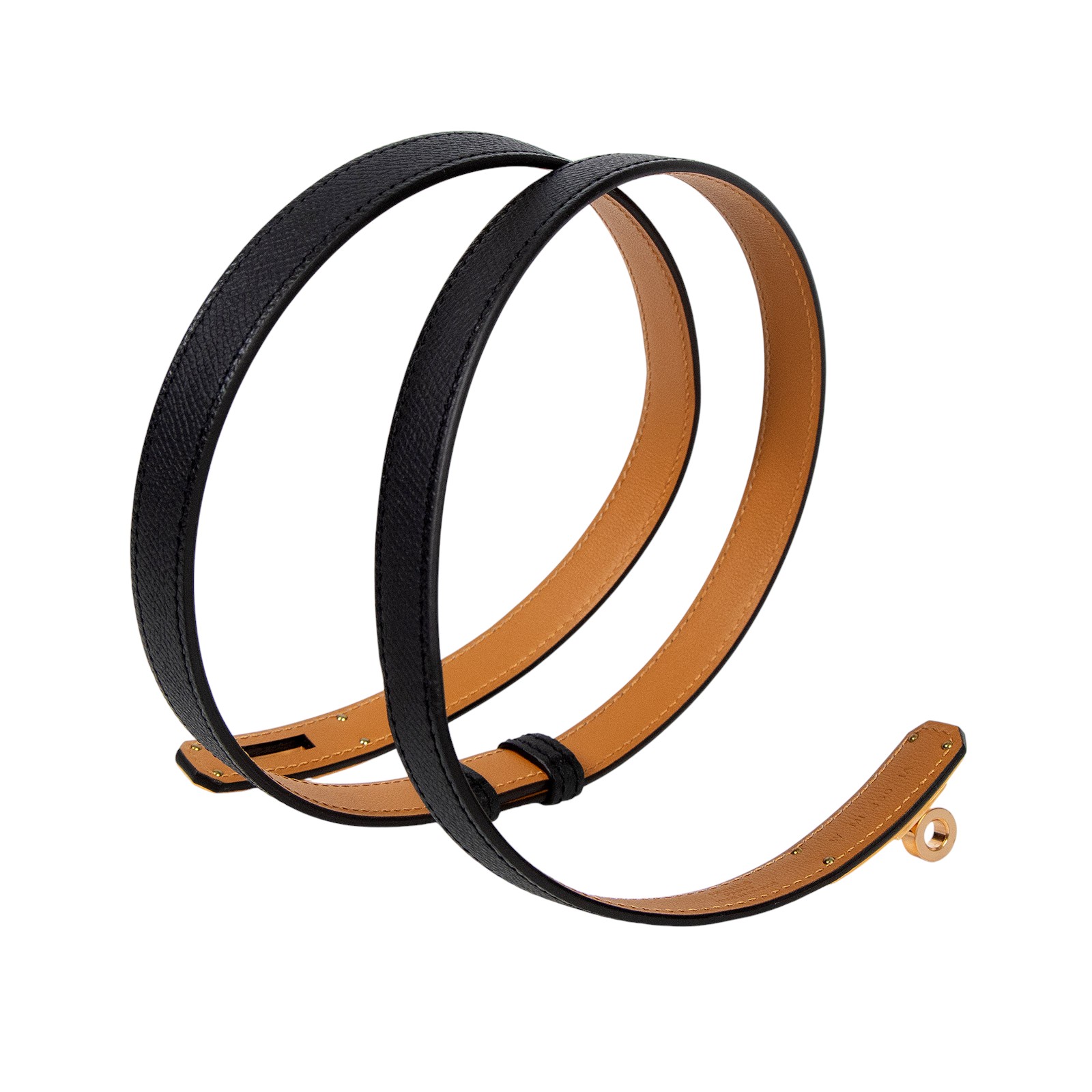 愛馬仕 Hermes Kelly 18 腰帶 KL18B W刻 黑KELLY皮帶 原廠盒子/防塵袋