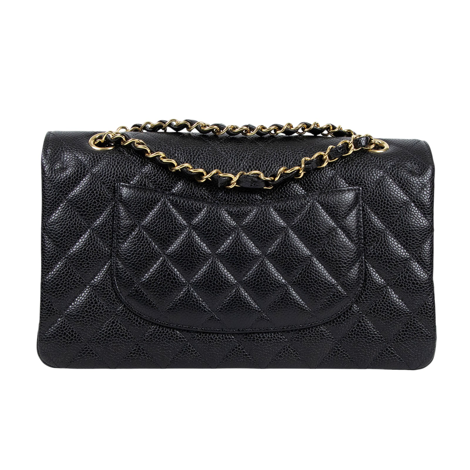 香奈兒 CHANEL CF 經典 11.12 口蓋包 A01112 晶片款 黑金荔枝COCO25 原廠盒子/防塵袋/保書