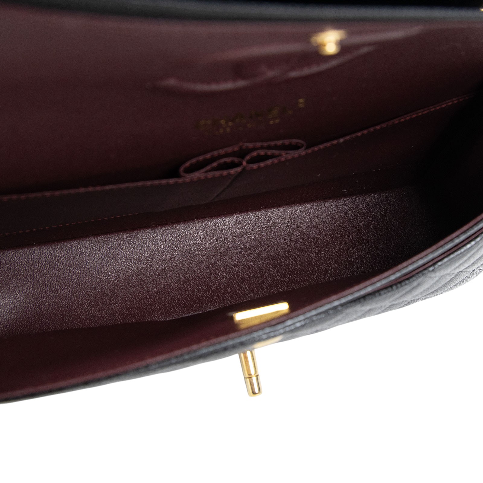 香奈兒 CHANEL CF 經典 11.12 口蓋包 A01112 晶片款 黑金荔枝COCO25 原廠盒子/防塵袋/保書