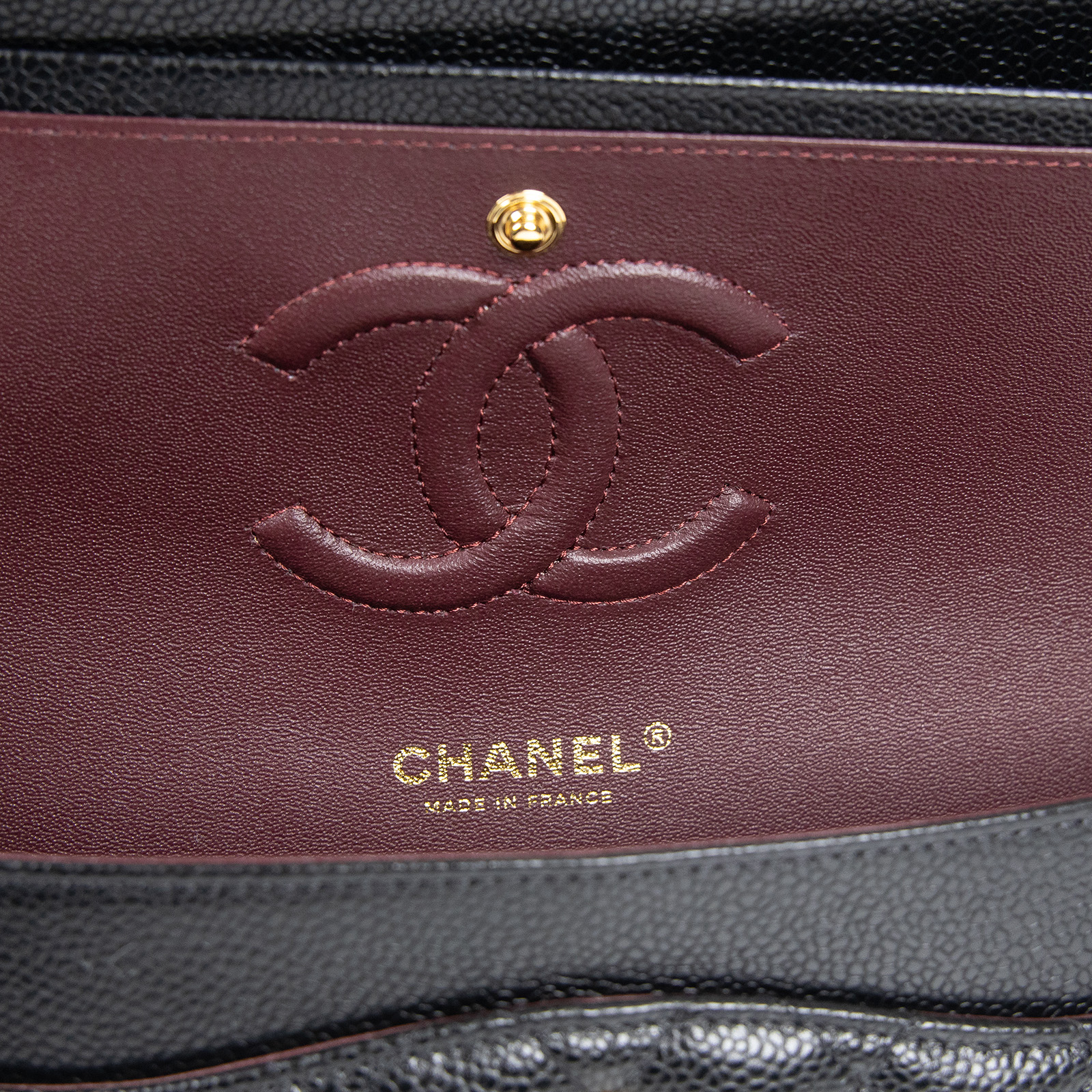 香奈兒 CHANEL CF 經典 11.12 口蓋包 A01112 晶片款 黑金荔枝COCO25 原廠盒子/防塵袋/保書