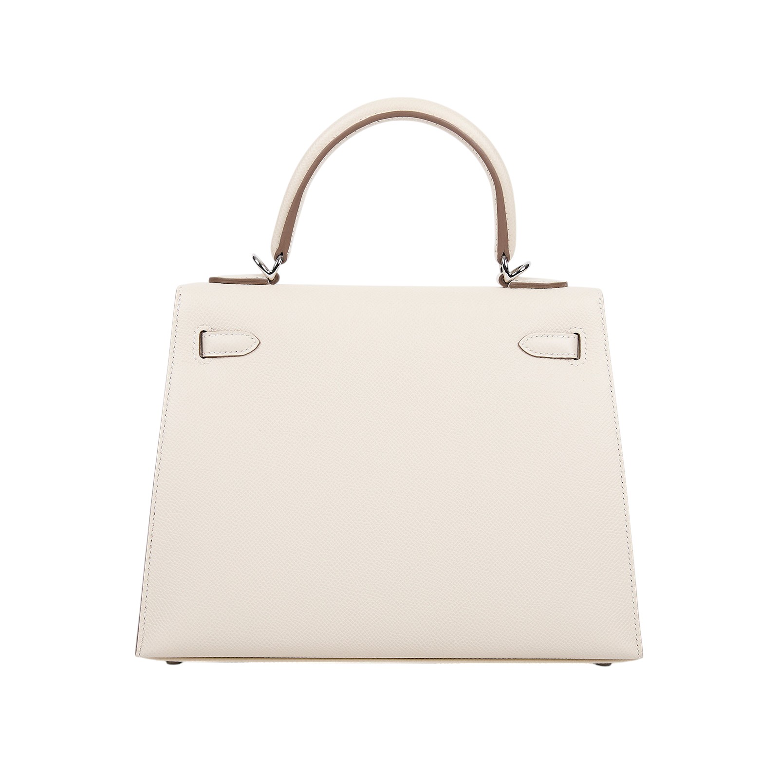 愛馬仕 Hermes Kelly Bag 凱莉包 25 KL25 W刻 白KELLY25 防塵袋/背帶/鎖組