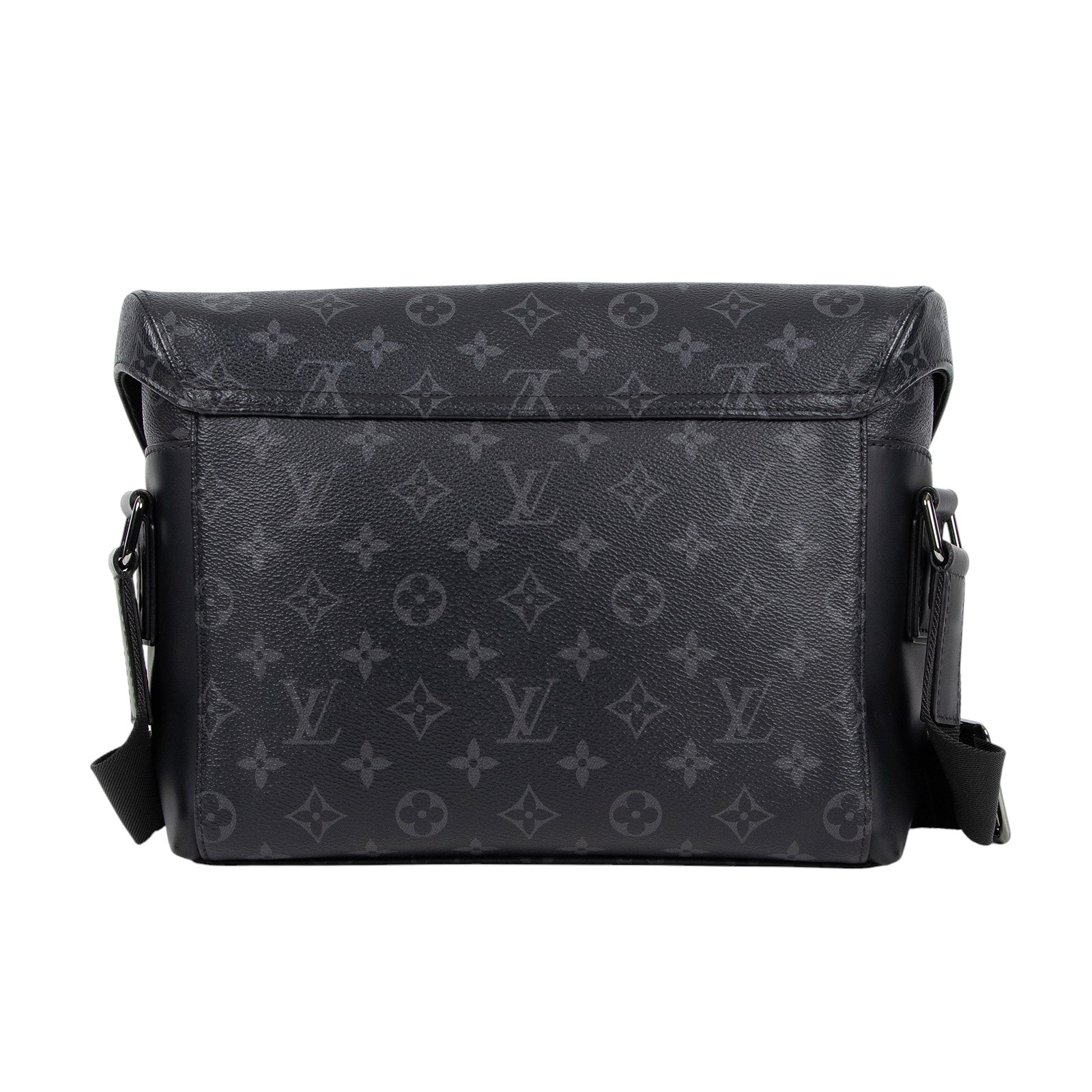 路易威登 LOUIS VUITTON Messenger PM Voyager Eclipse帆布 肩背 郵差包 黑色 M40511  防塵袋/購買證明