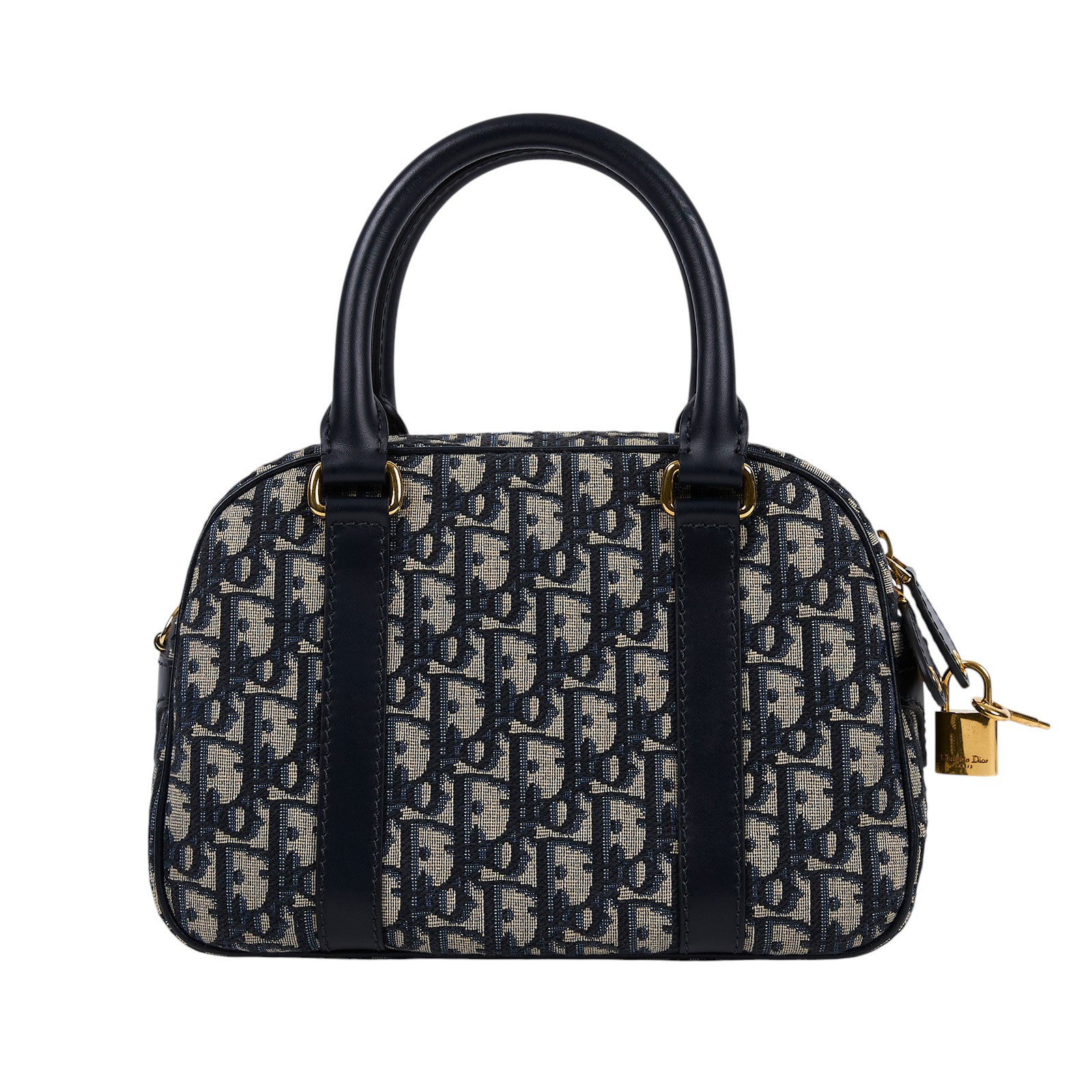 迪奧 CHRISTIAN DIOR D-Vibe 保齡球袋 中型 M1340UTZQ 老花保齡球包 背帶/鎖組/購買證明