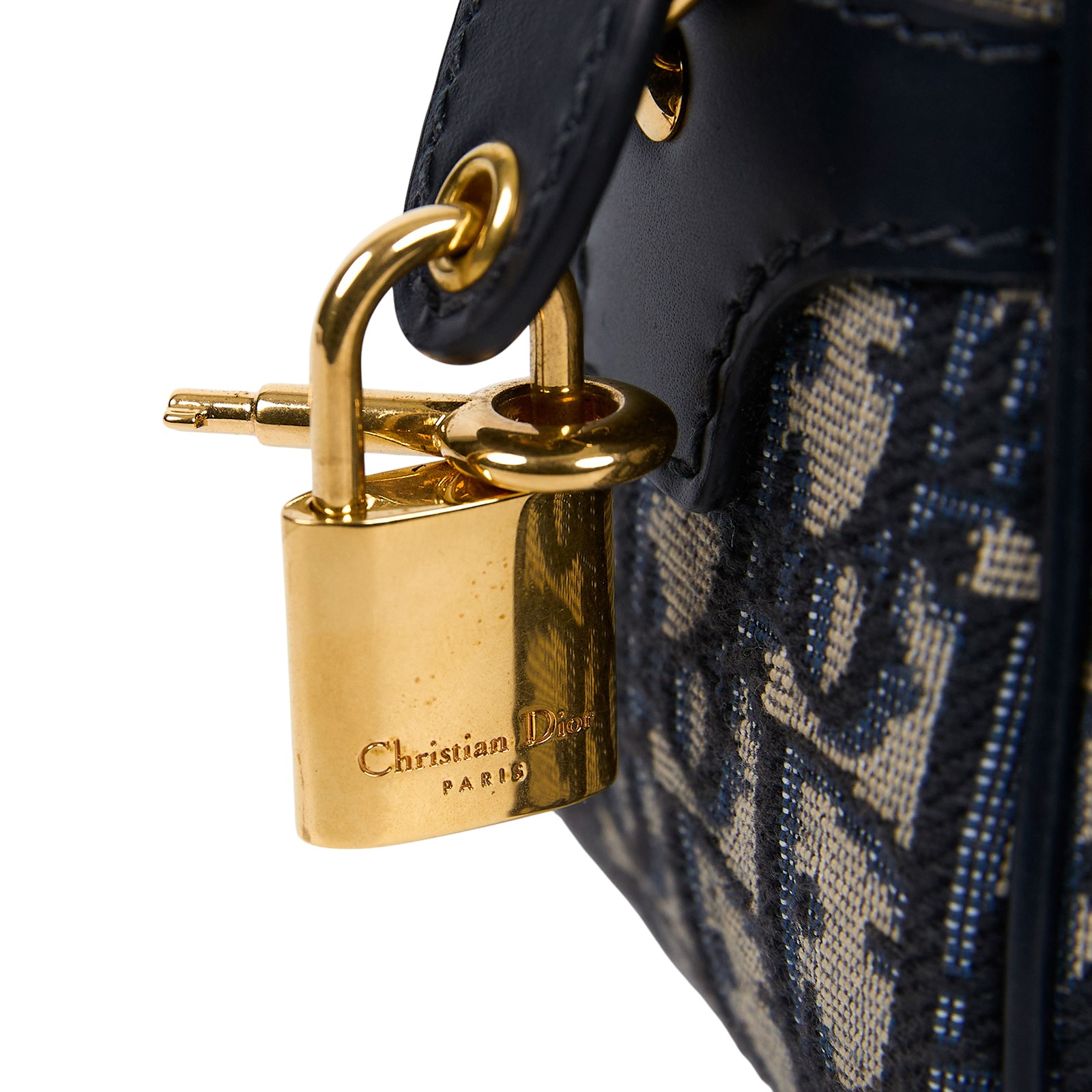 迪奧 CHRISTIAN DIOR D-Vibe 保齡球袋 中型 M1340UTZQ 老花保齡球包 背帶/鎖組/購買證明