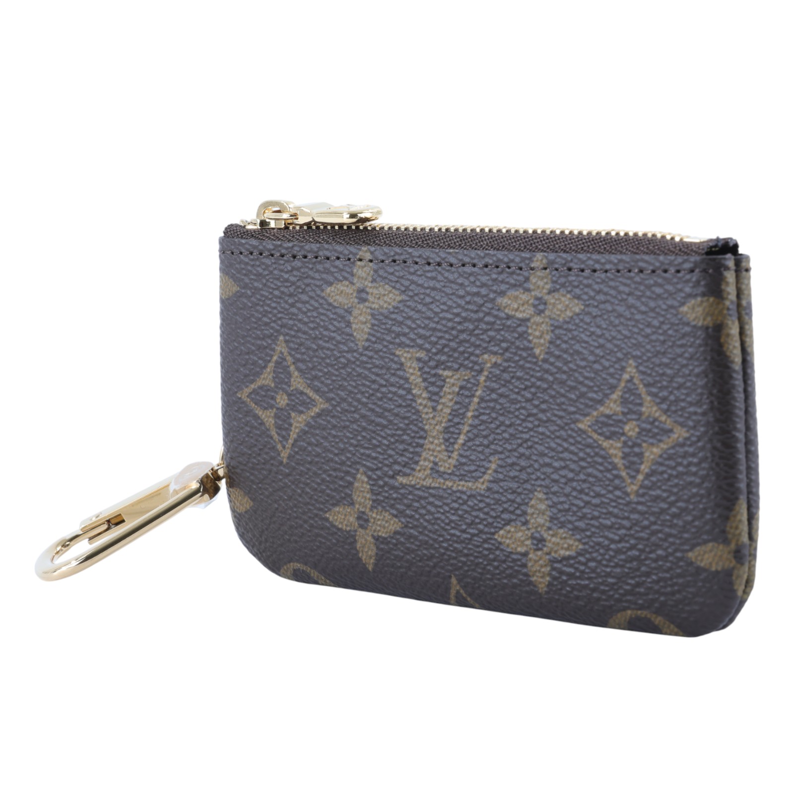 路易威登 LOUIS VUITTON 鑰匙零錢包 吊飾 經典帆布 M62650 晶片款 原花拉鍊鑰匙包 無附屬品