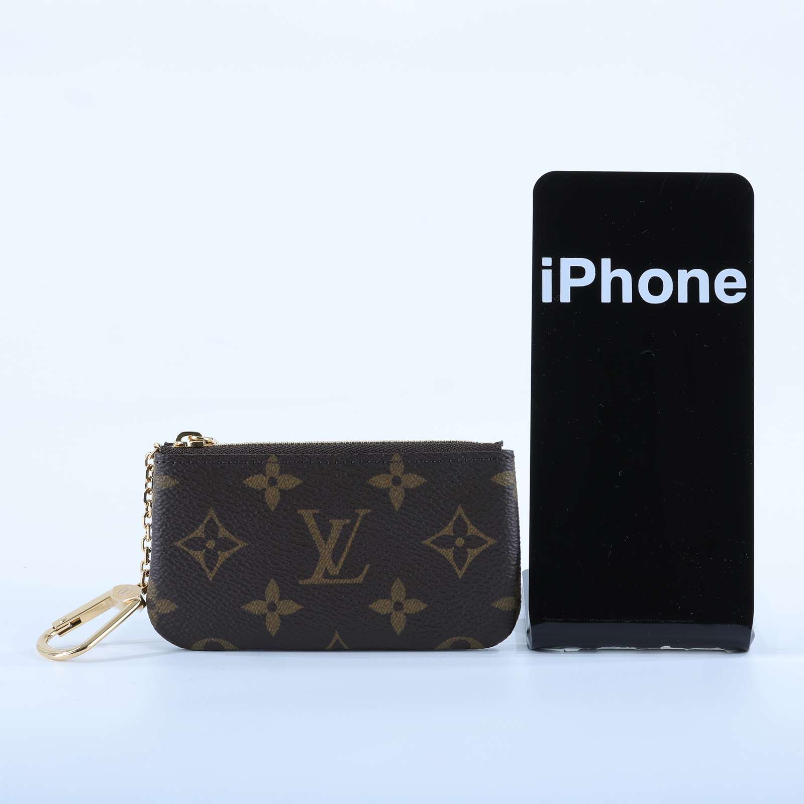 路易威登 LOUIS VUITTON 鑰匙零錢包 吊飾 經典帆布 M62650 晶片款 原花拉鍊鑰匙包 無附屬品