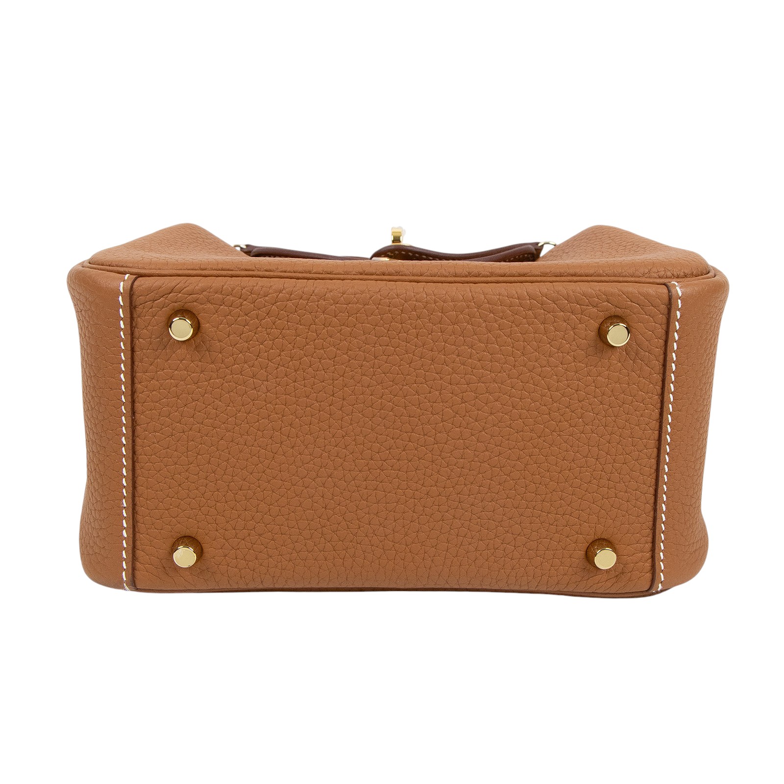 愛馬仕 Hermes Lindy 琳迪包 迷你 金棕色 金色五金 H079086CC37 B 金金LINDY MINI 原廠盒子/防塵袋/韓國購買證明