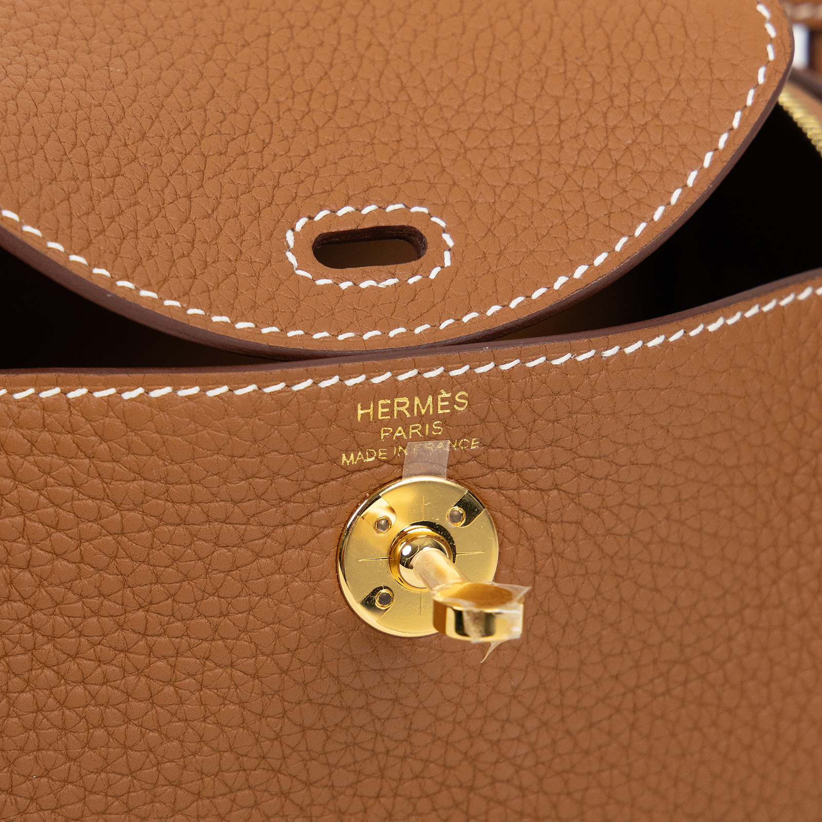 愛馬仕 Hermes Lindy 琳迪包 迷你 金棕色 金色五金 H079086CC37 B 金金LINDY MINI 原廠盒子/防塵袋/韓國購買證明