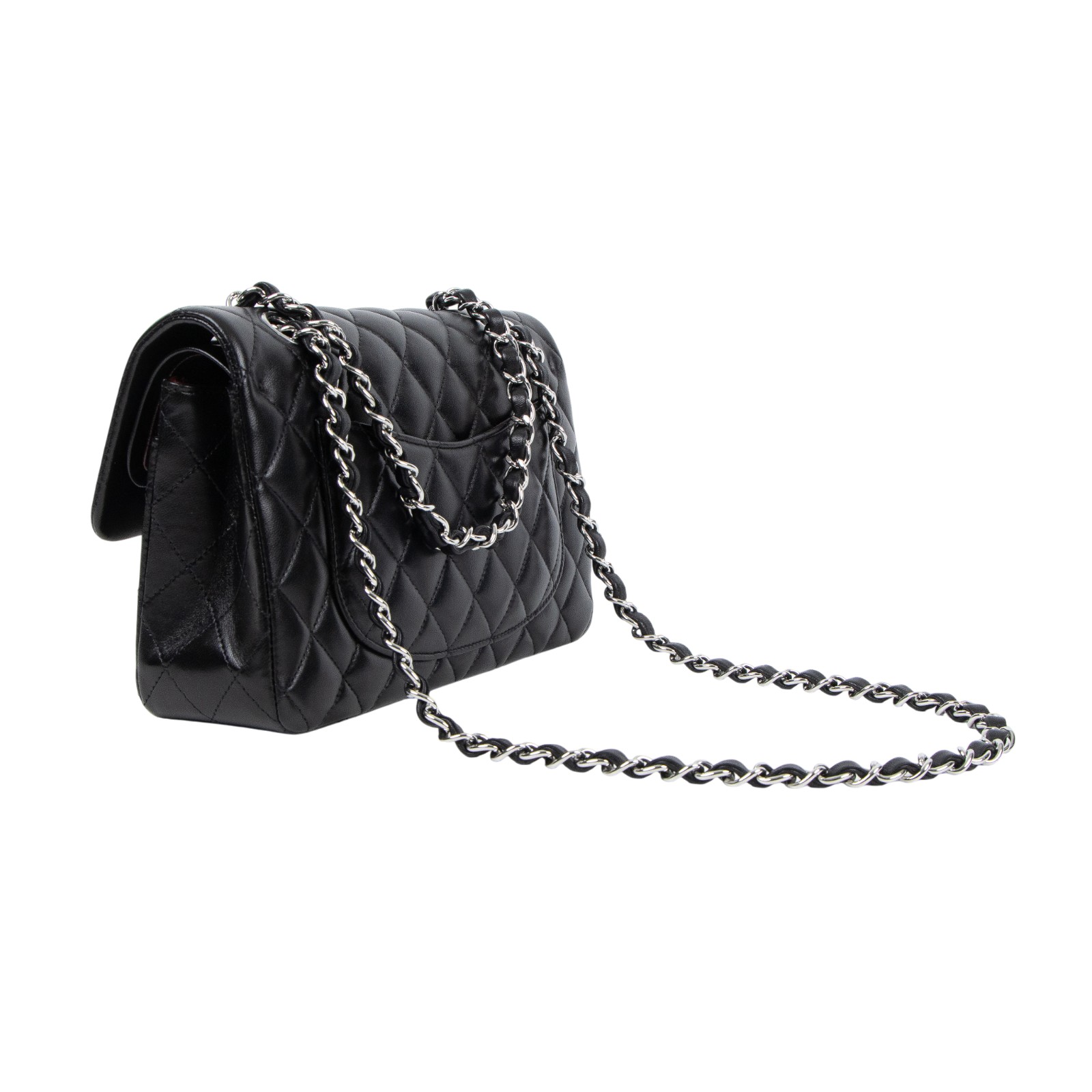 香奈兒 CHANEL CF 經典 小型 口蓋包 A01113 Y01480 黑色羊皮COCO23 原廠盒子/防塵袋/購買證明影本