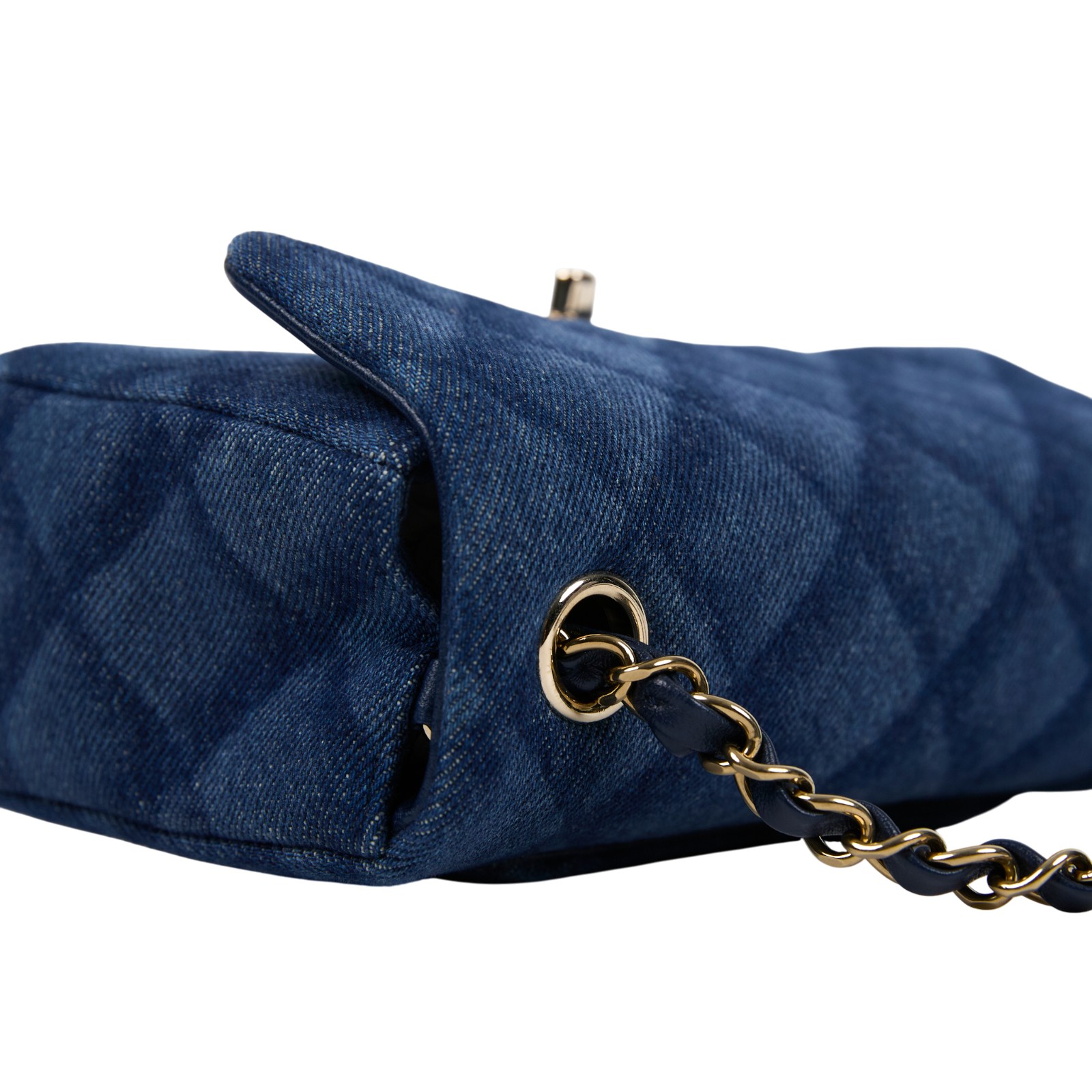 香奈兒 CHANEL CF 迷你 口蓋包 A69900 B09077 晶片款 丹寧COCO20 原廠盒子/防塵袋