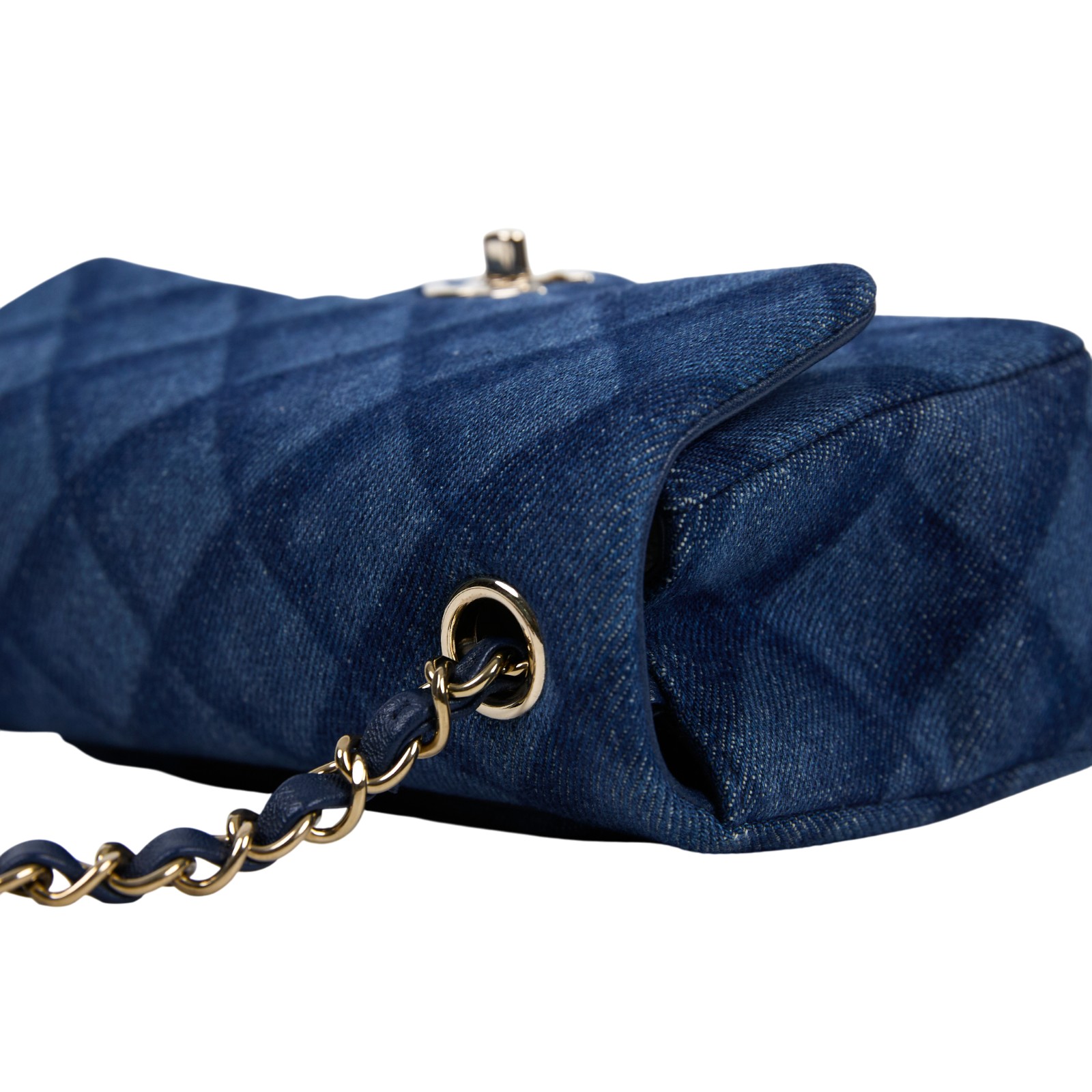 香奈兒 CHANEL CF 迷你 口蓋包 A69900 B09077 晶片款 丹寧COCO20 原廠盒子/防塵袋