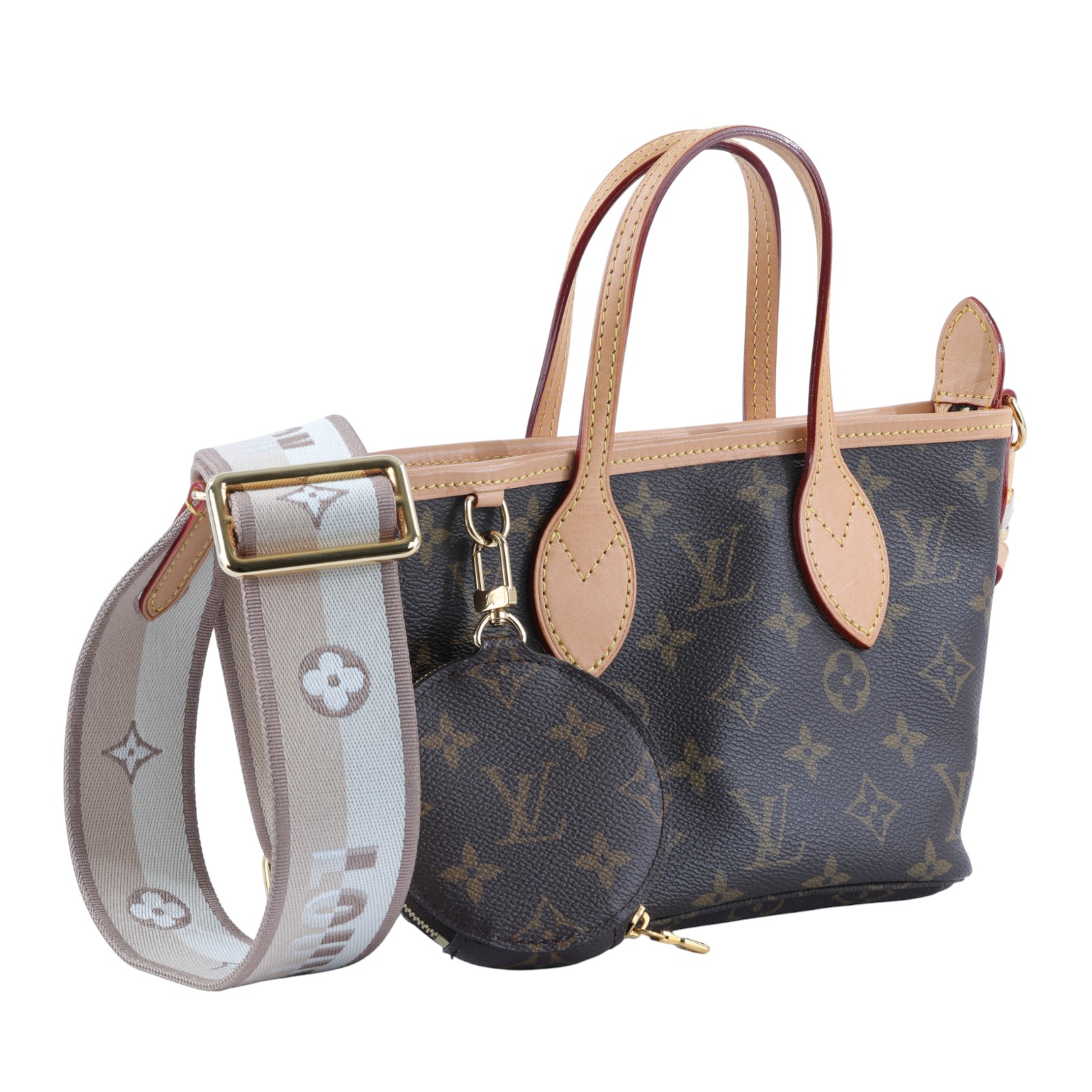 路易威登 LOUIS VUITTON Neverfull BB 單肩包 托特包 M46705  原廠盒子/防塵袋/購買證明