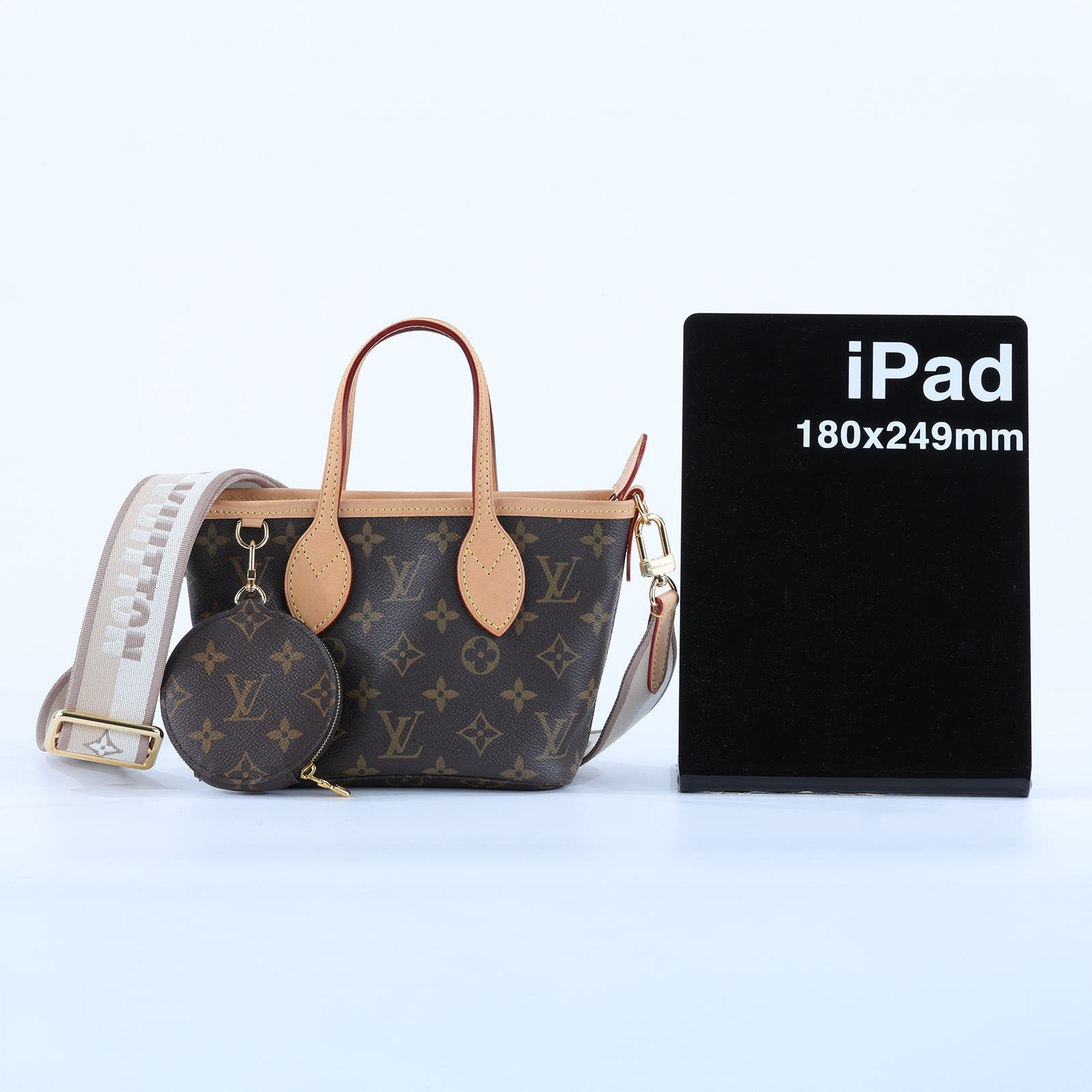 路易威登 LOUIS VUITTON Neverfull BB 單肩包 托特包 M46705  原廠盒子/防塵袋/購買證明