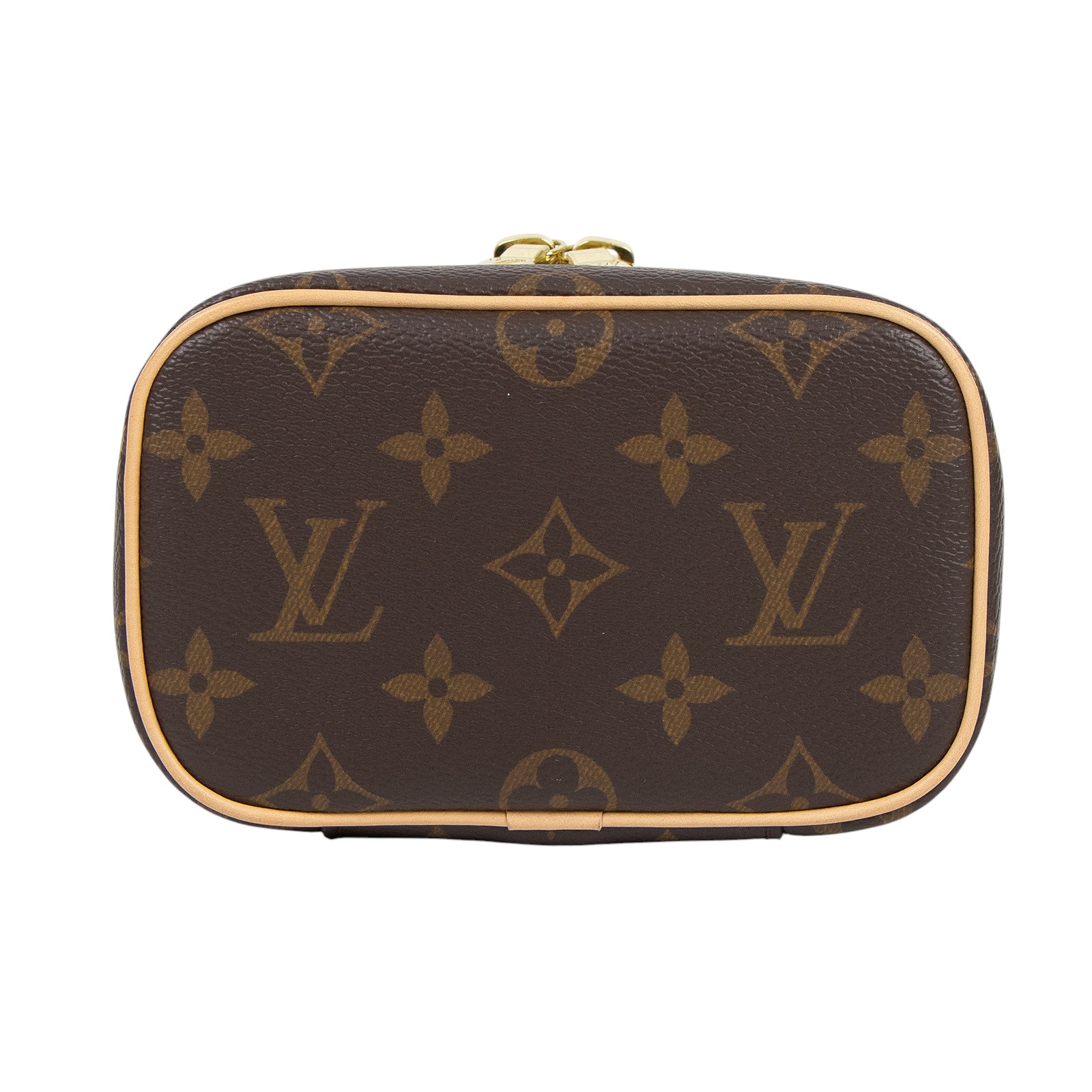 路易威登 LOUIS VUITTON Nice Nano 經典帆布 梳洗袋 化妝箱 M44936 原花Nice Nano化妝包 原廠盒子/防塵袋