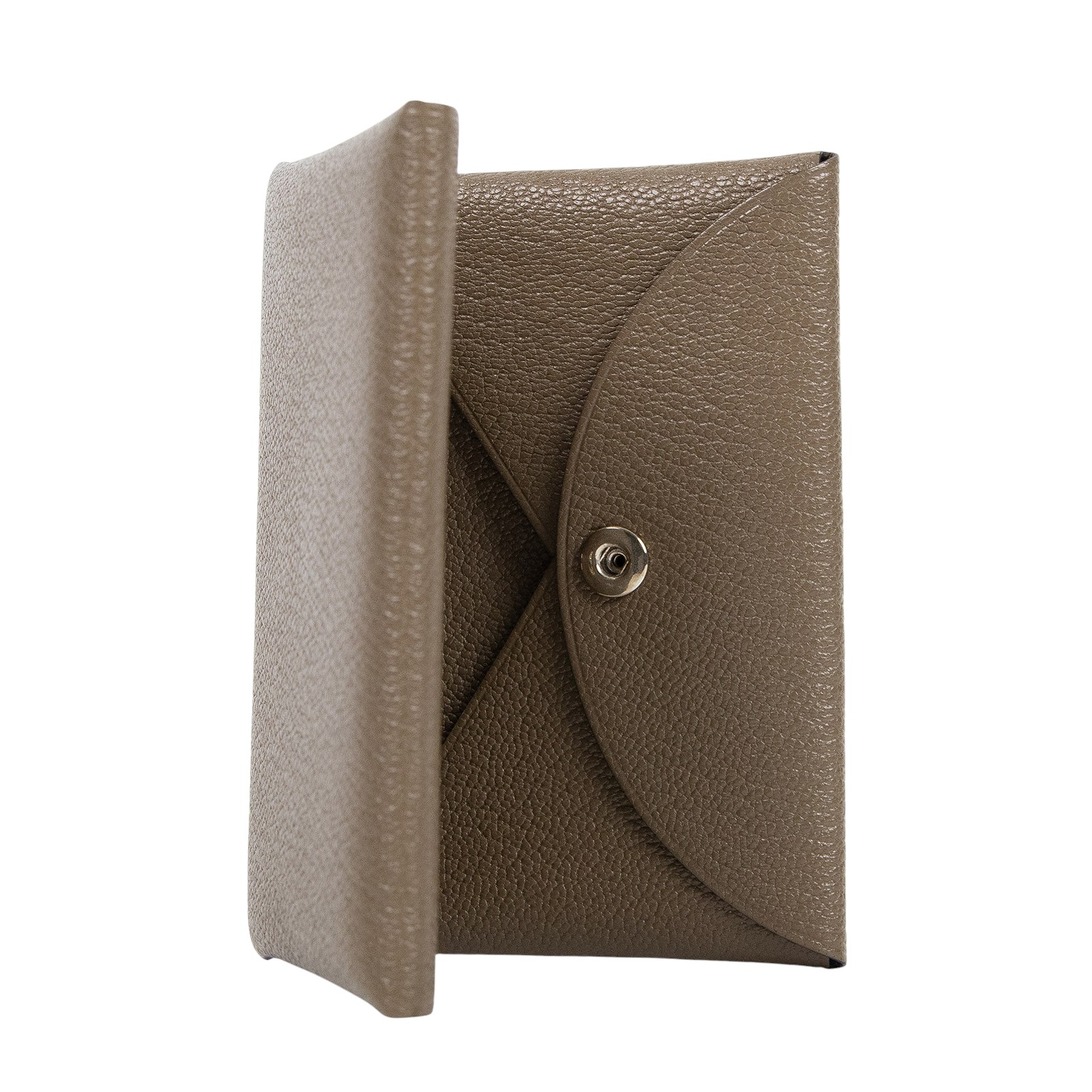 愛馬仕 Hermes Calvi Duo 卡包 CALD U刻 大象灰CALVI DUO 原廠盒子