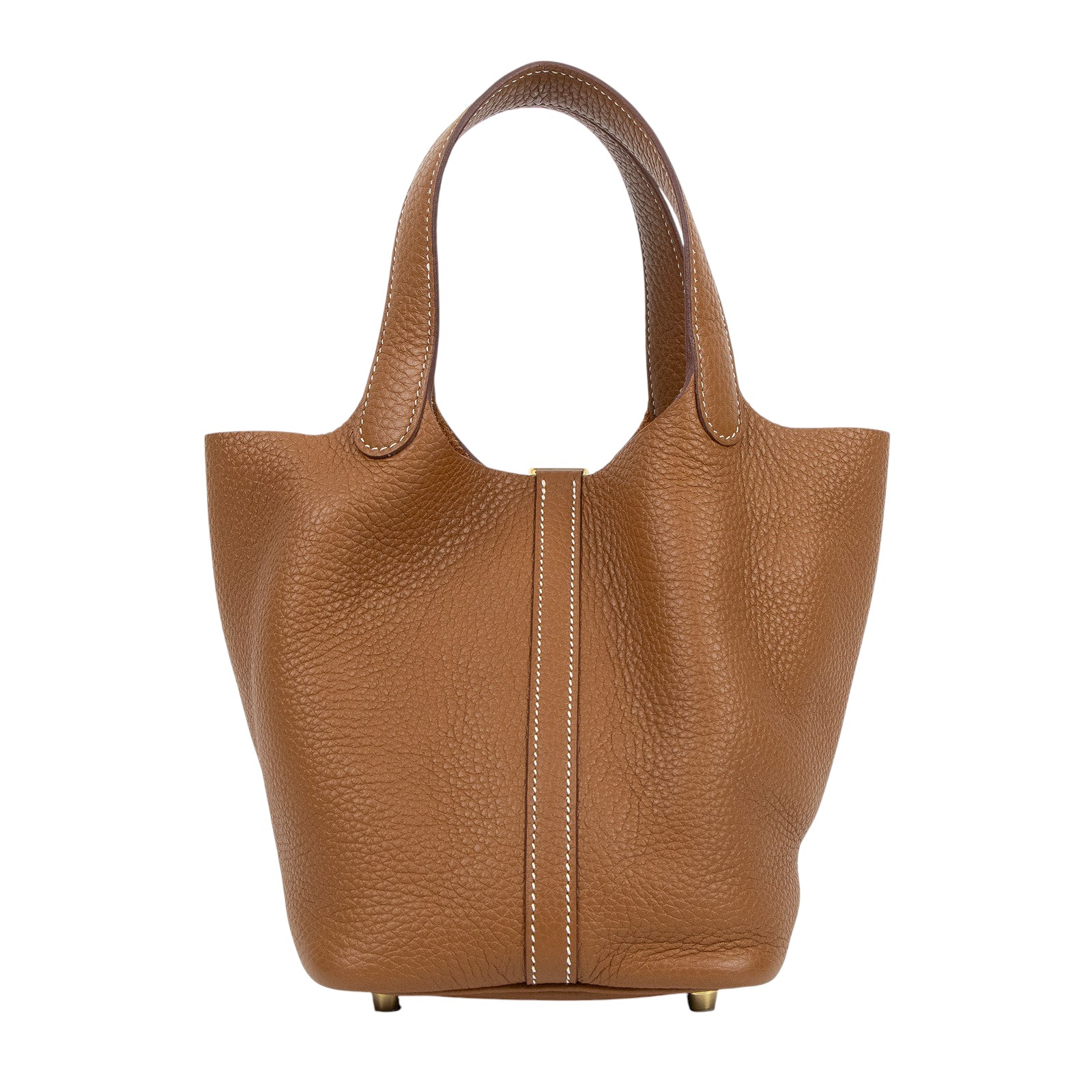 愛馬仕 Hermes Picotin Lock 18 菜籃子包 PT18 Z刻 金棕金PICOTIN18 原廠盒子/防塵袋/鎖組