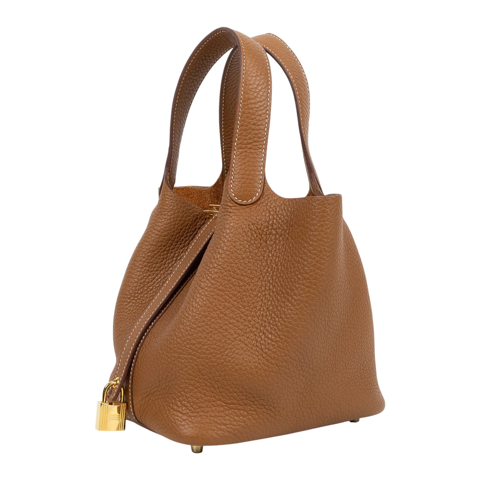 愛馬仕 Hermes Picotin Lock 18 菜籃子包 PT18 Z刻 金棕金PICOTIN18 原廠盒子/防塵袋/鎖組