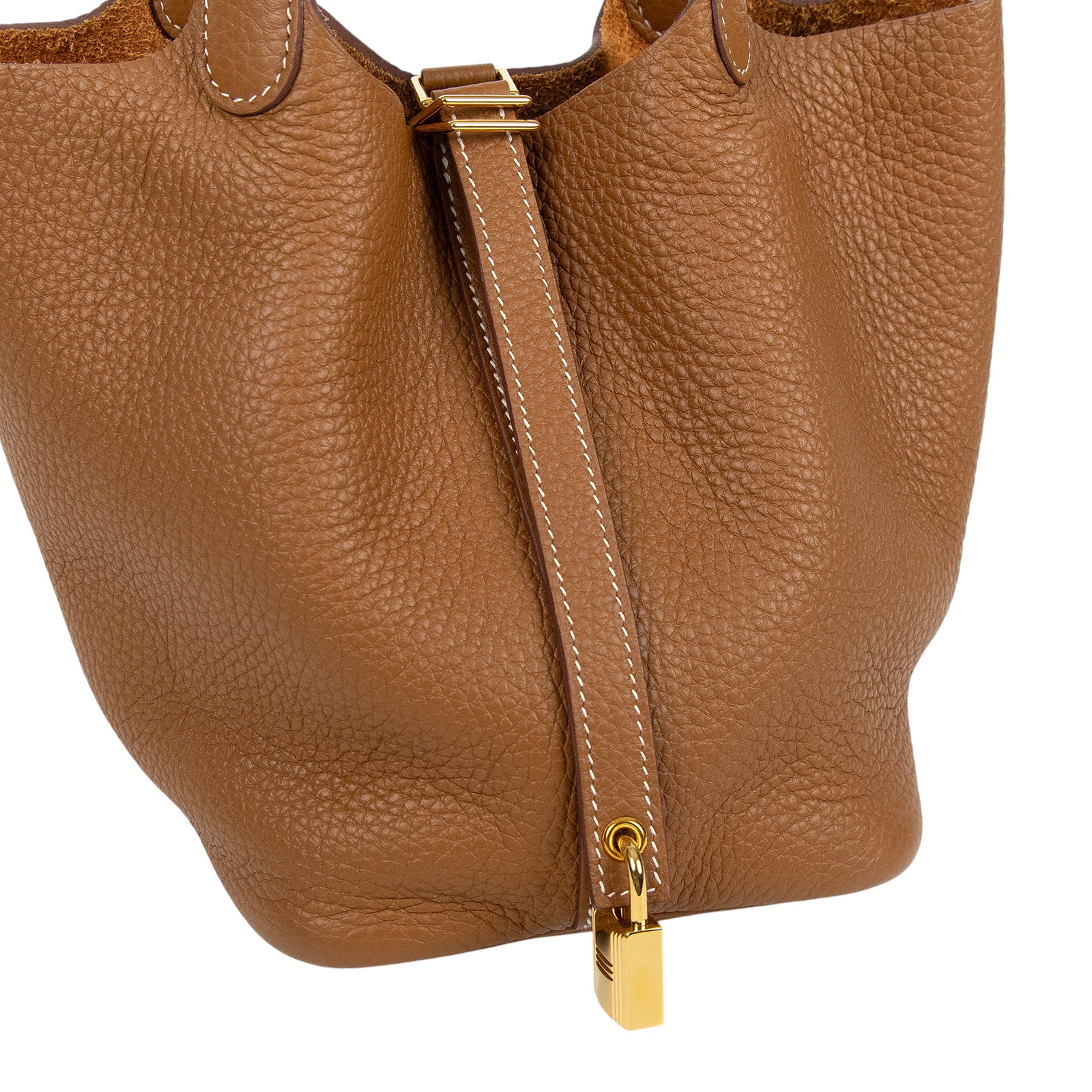 愛馬仕 Hermes Picotin Lock 18 菜籃子包 PT18 Z刻 金棕金PICOTIN18 原廠盒子/防塵袋/鎖組