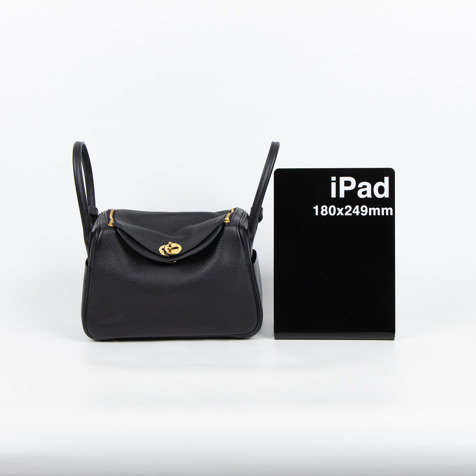 愛馬仕 Hermes Lindy 琳迪包 26 黑色 金色五金 H073428CC89 /W刻  原廠盒子/防塵袋/購買證明