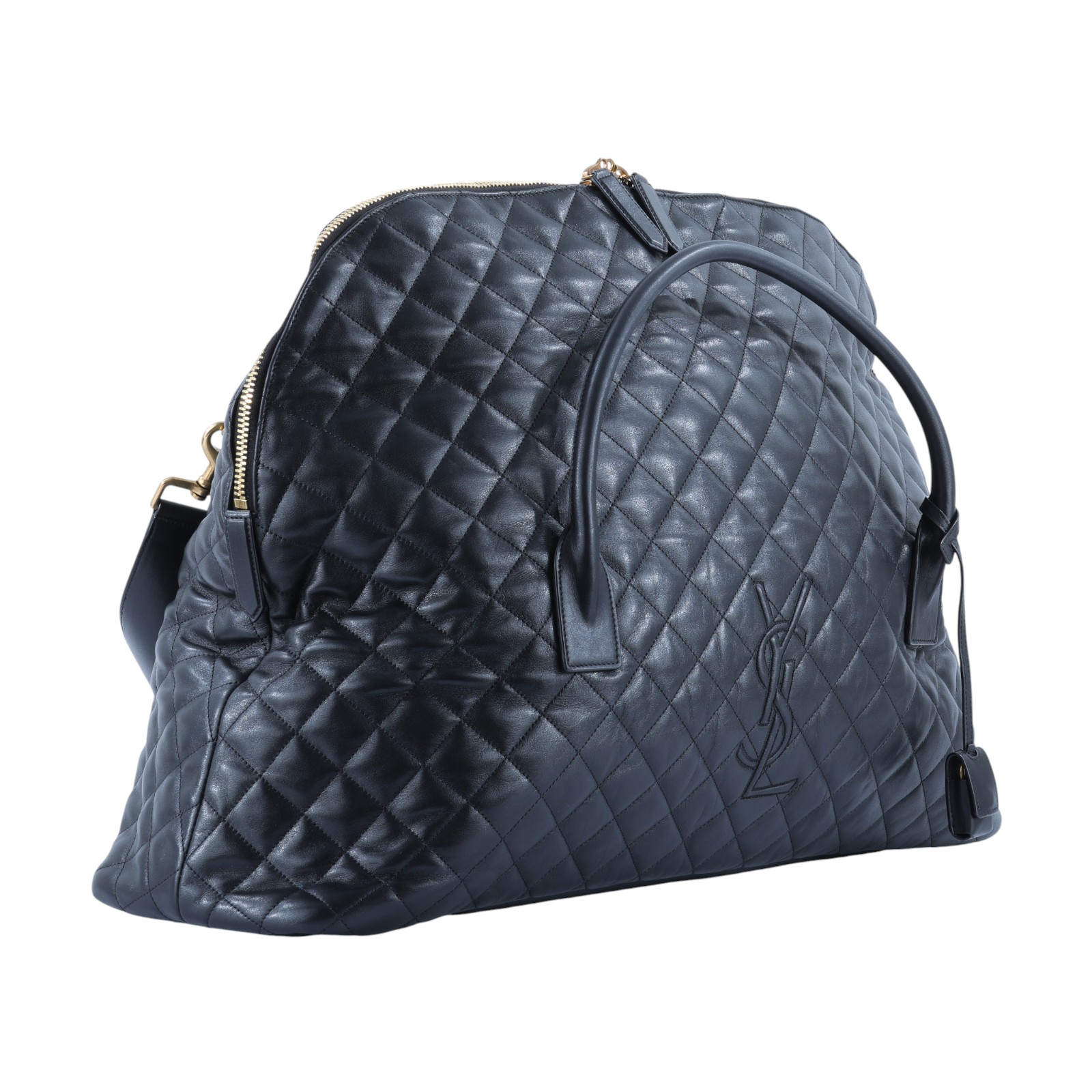 聖羅蘭 YSL SAINT LAURENT Es Gian 行李袋 736009AABK9 黑ES GIAN行李袋 防塵袋/背帶/鎖組