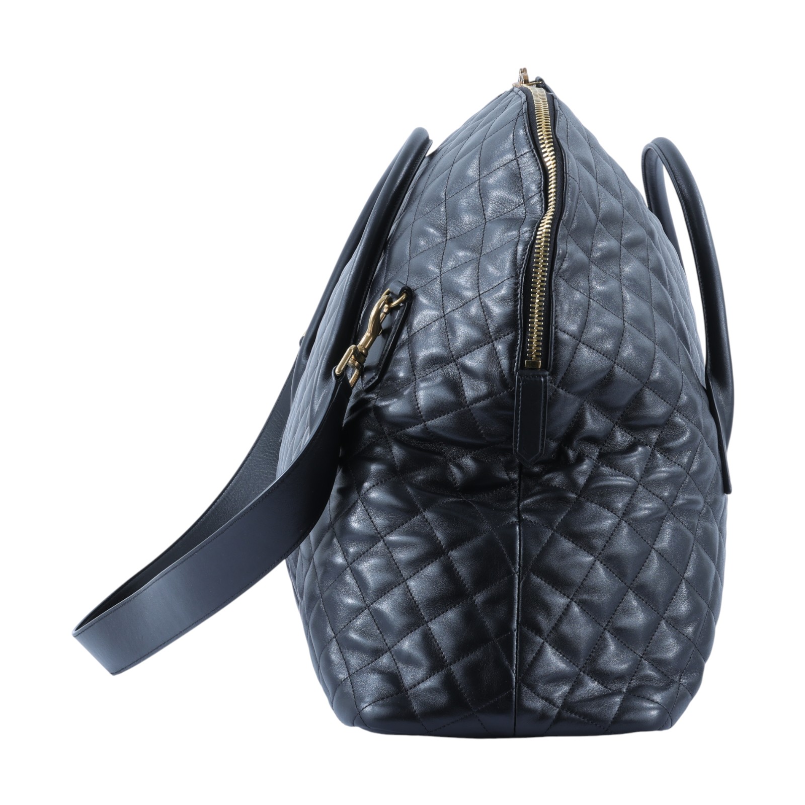 聖羅蘭 YSL SAINT LAURENT Es Gian 行李袋 736009AABK9 黑ES GIAN行李袋 防塵袋/背帶/鎖組