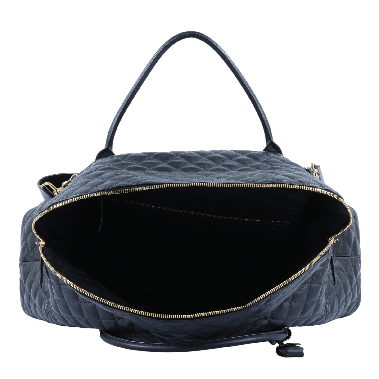 聖羅蘭 YSL SAINT LAURENT Es Gian 行李袋 736009AABK9 黑ES GIAN行李袋 防塵袋/背帶/鎖組