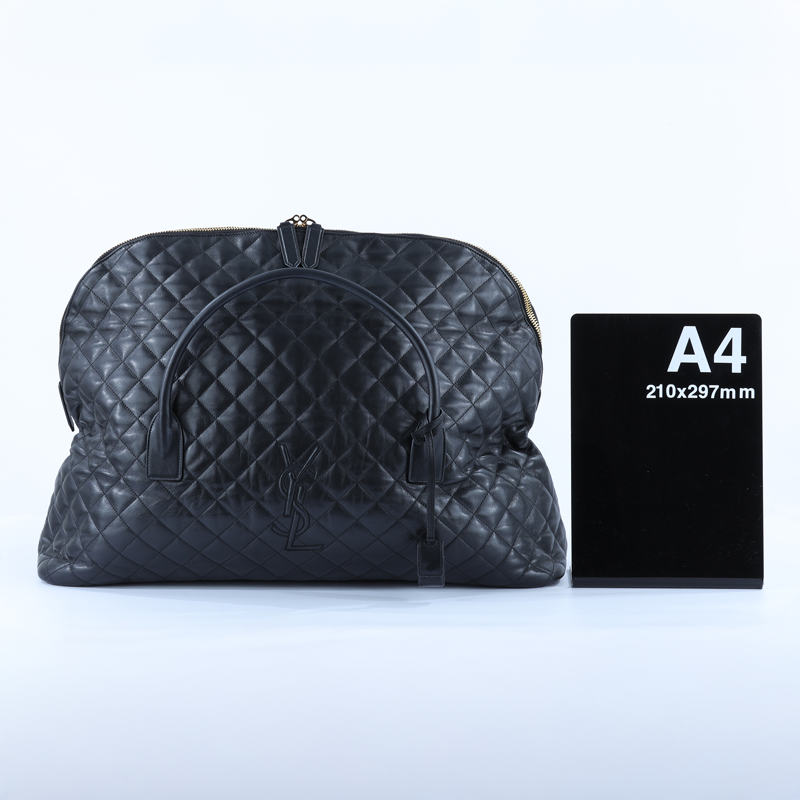 聖羅蘭 YSL SAINT LAURENT Es Gian 行李袋 736009AABK9 黑ES GIAN行李袋 防塵袋/背帶/鎖組