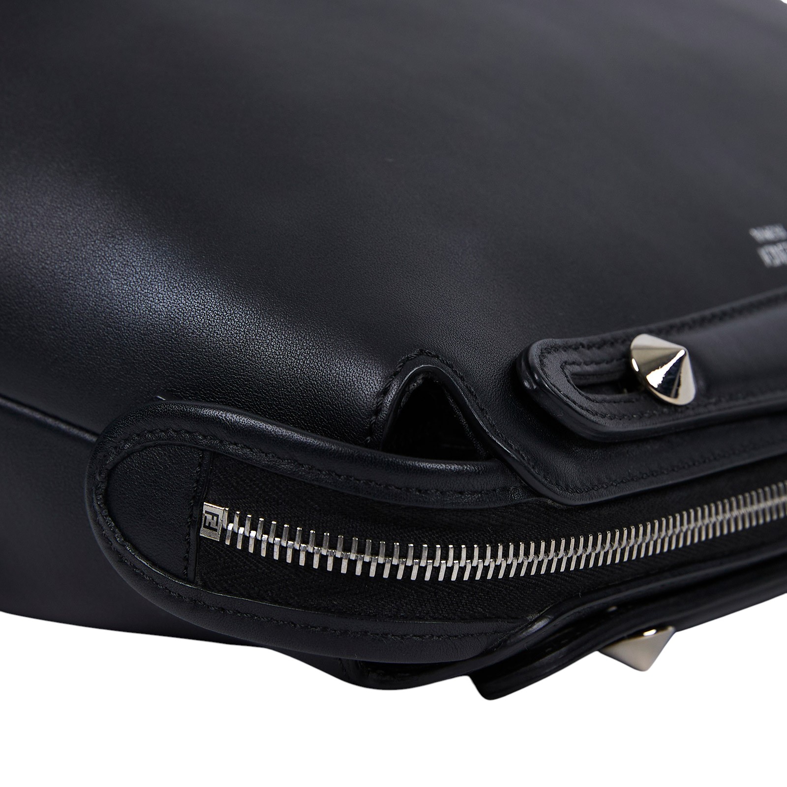 芬迪 FENDI by The Way 迷你 皮革 波士頓包 8BL1241D5 黑BY THE WAY 防塵袋