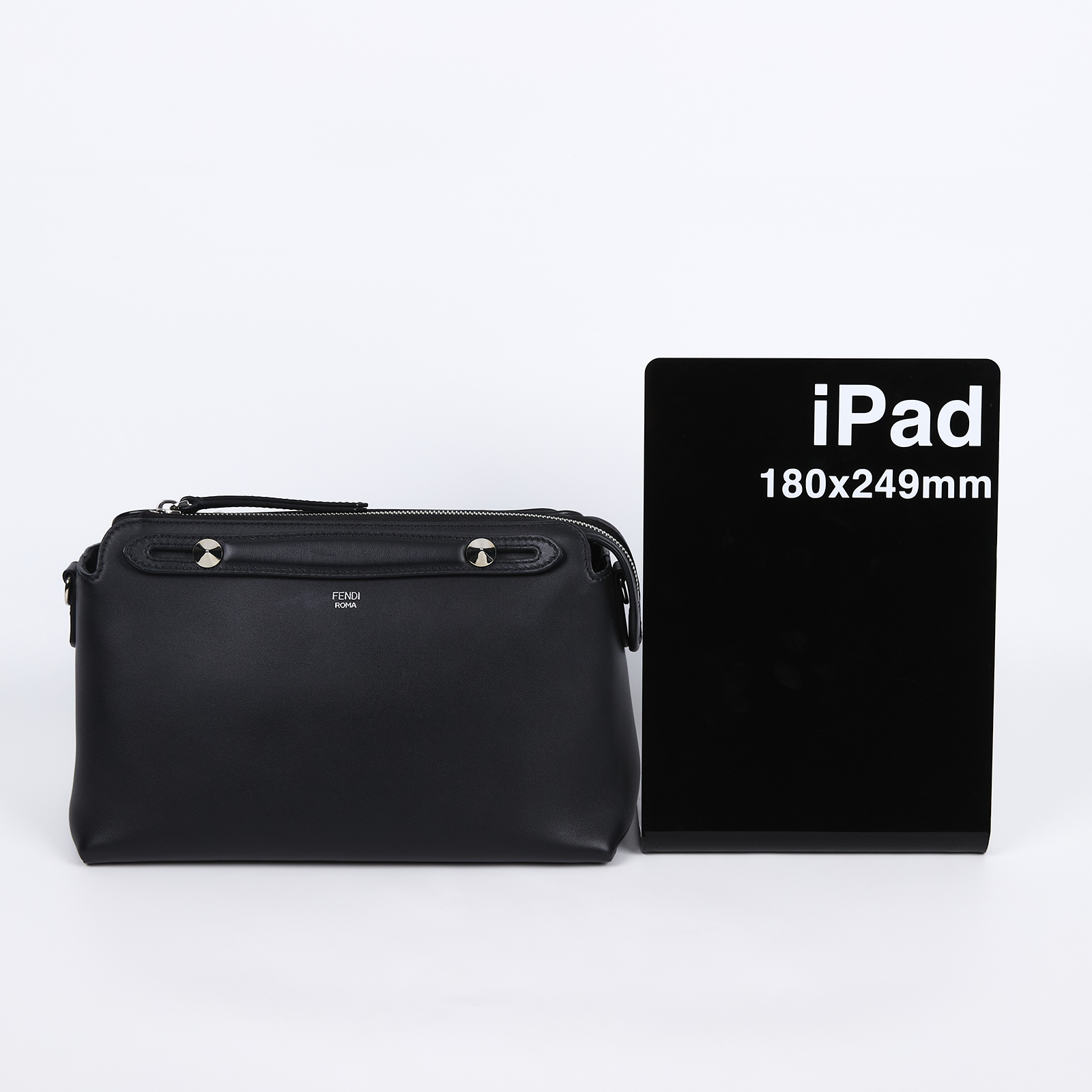 芬迪 FENDI by The Way 迷你 皮革 波士頓包 8BL1241D5 黑BY THE WAY 防塵袋