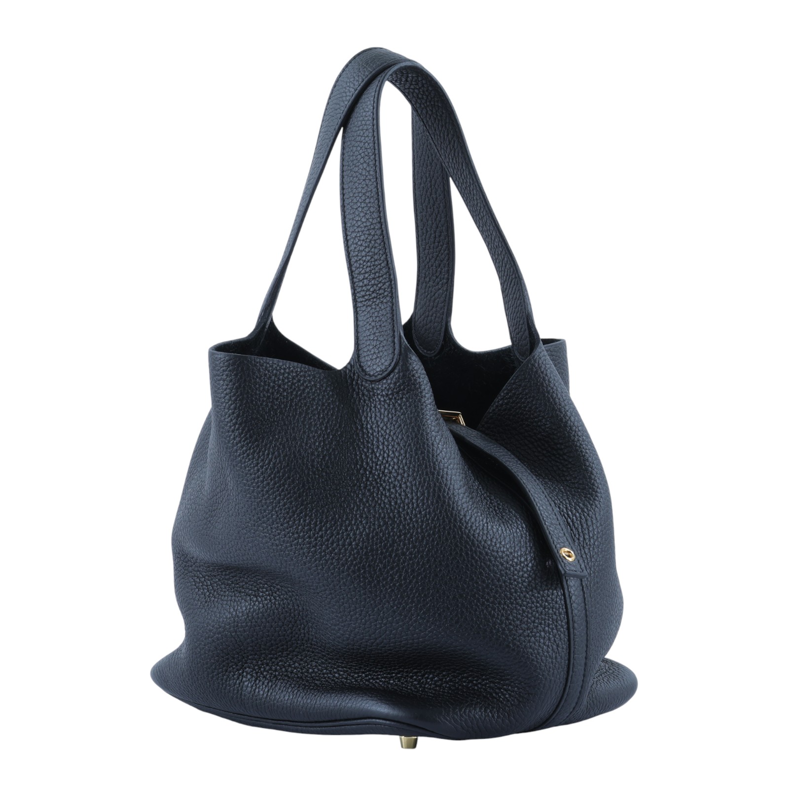 愛馬仕 Hermes Picotin Lock 22 菜籃子包 PT22 Z刻 黑金PICOTIN22 防塵袋/鎖組