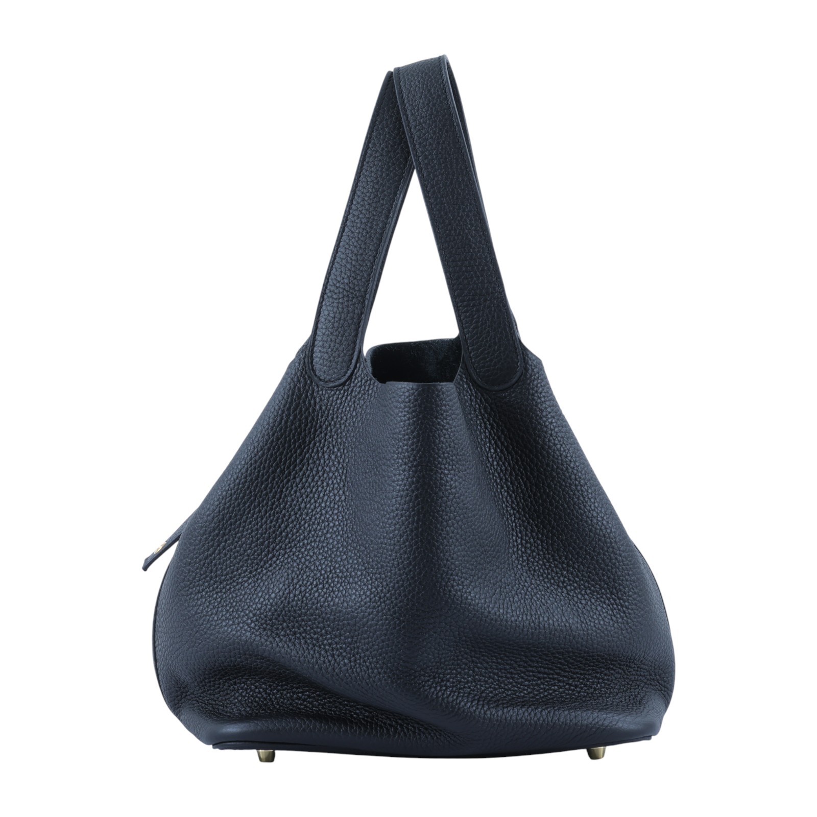 愛馬仕 Hermes Picotin Lock 22 菜籃子包 PT22 Z刻 黑金PICOTIN22 防塵袋/鎖組