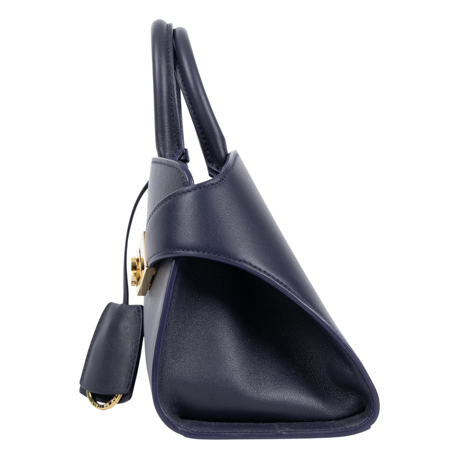 菲拉格慕 SALVATORE FERRAGAMO Hug Mini 肩背包  深藍HUG BAG 背帶