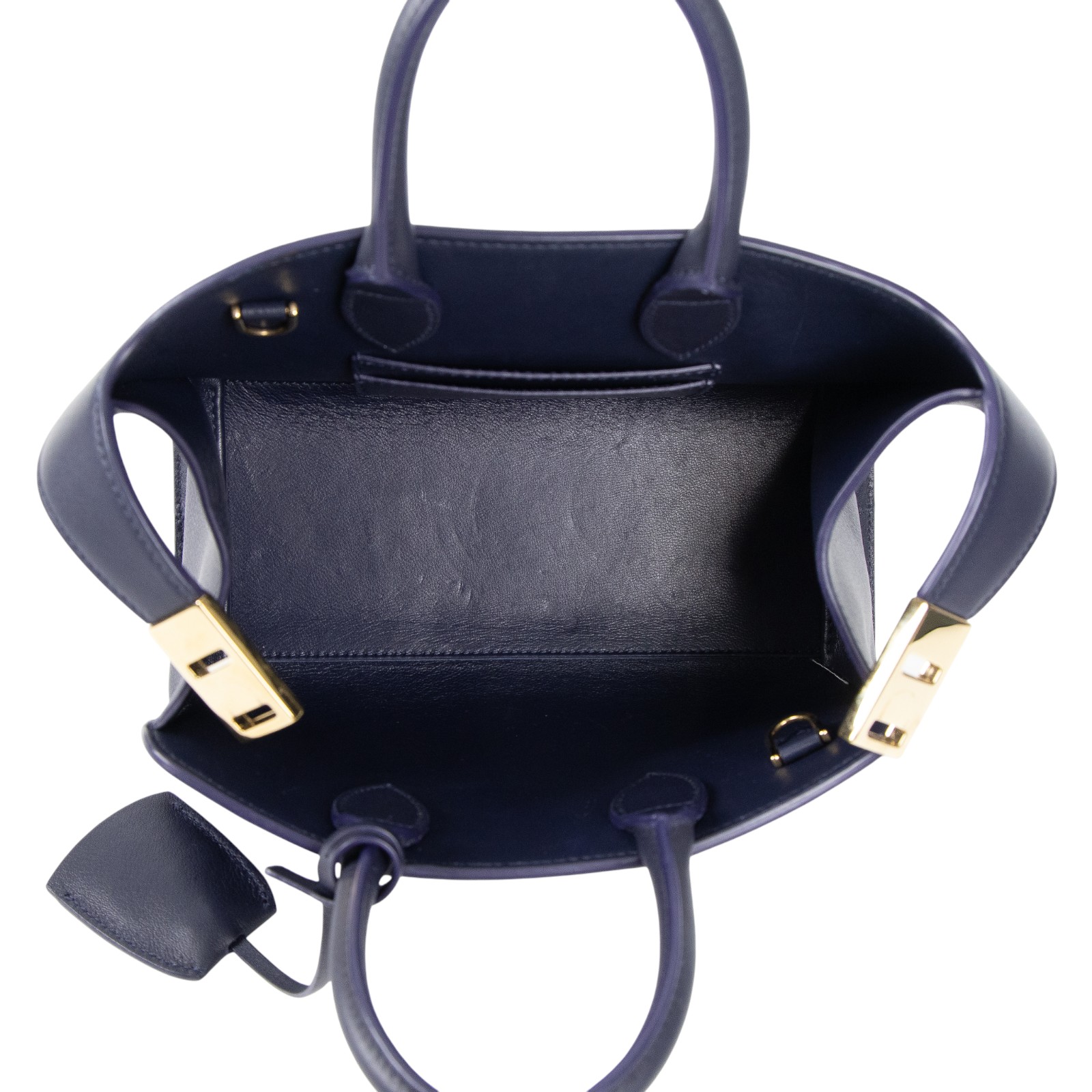 菲拉格慕 SALVATORE FERRAGAMO Hug Mini 肩背包  深藍HUG BAG 背帶