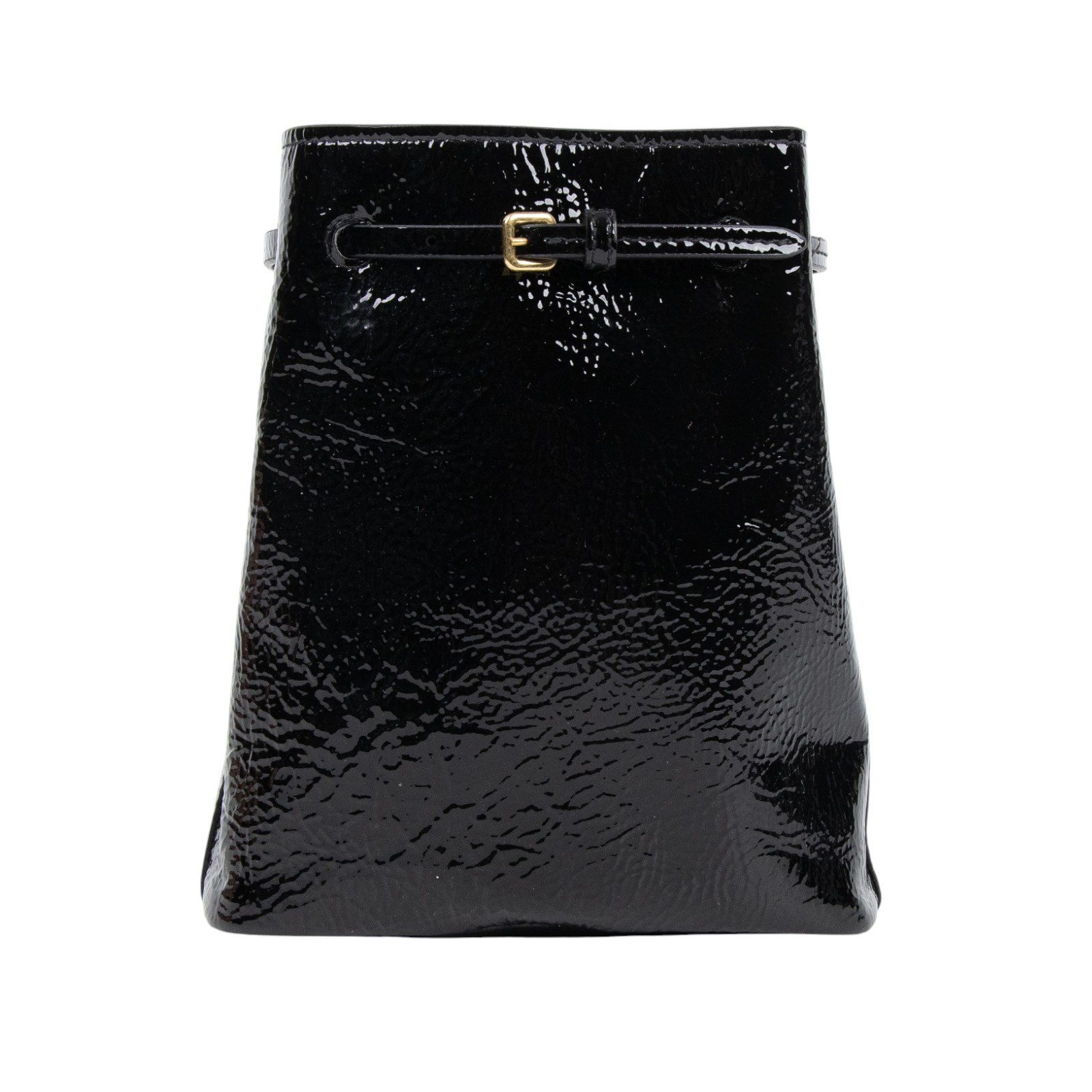 繆繆 MIU MIU 納帕皮革 迷你袋 漆皮 5NF460_ADNT 黑亮面水桶包 防塵袋