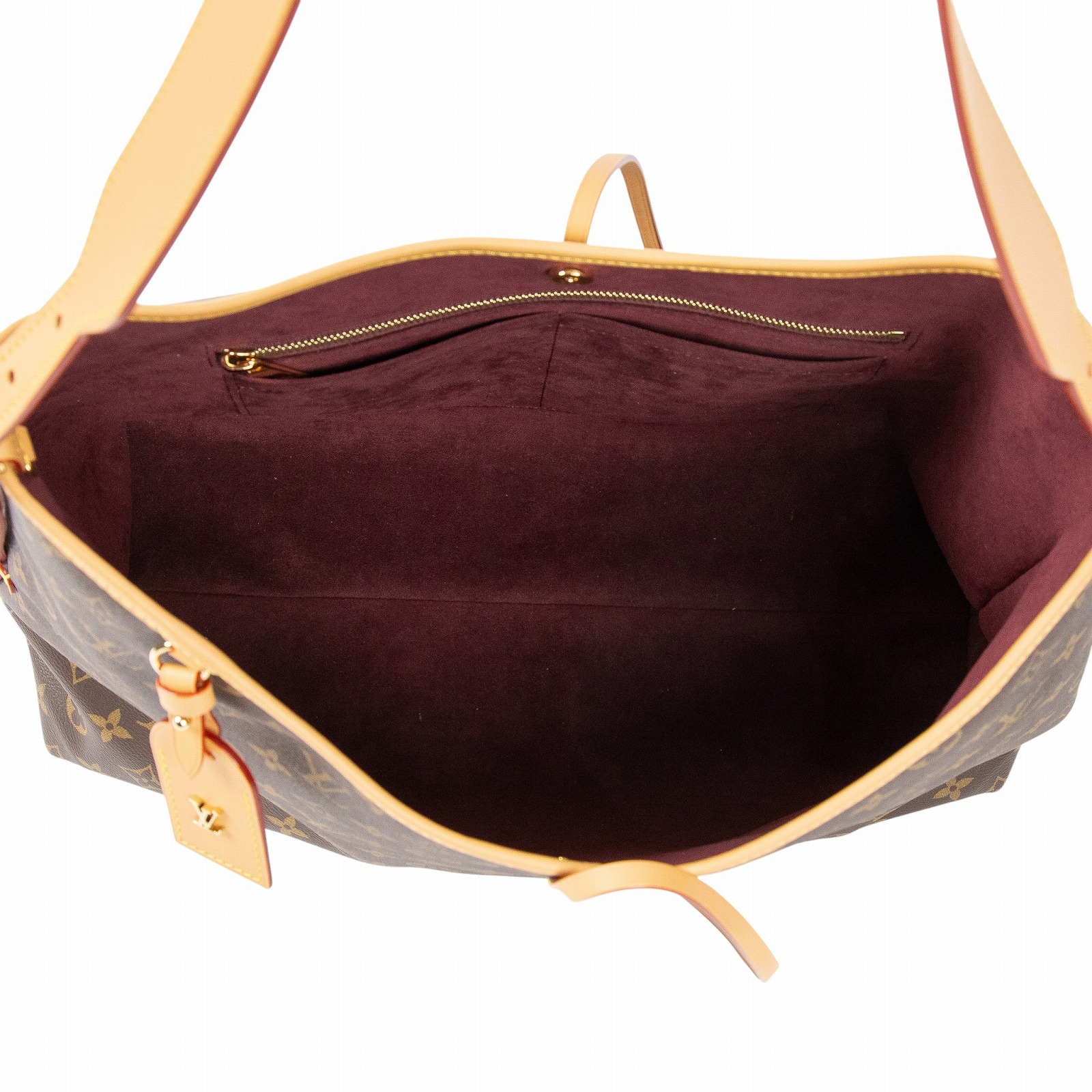 路易威登 LOUIS VUITTON CarryAll MM 原花 肩背包 M46197 晶片款 原花CARRYALL MM 防塵袋/內袋