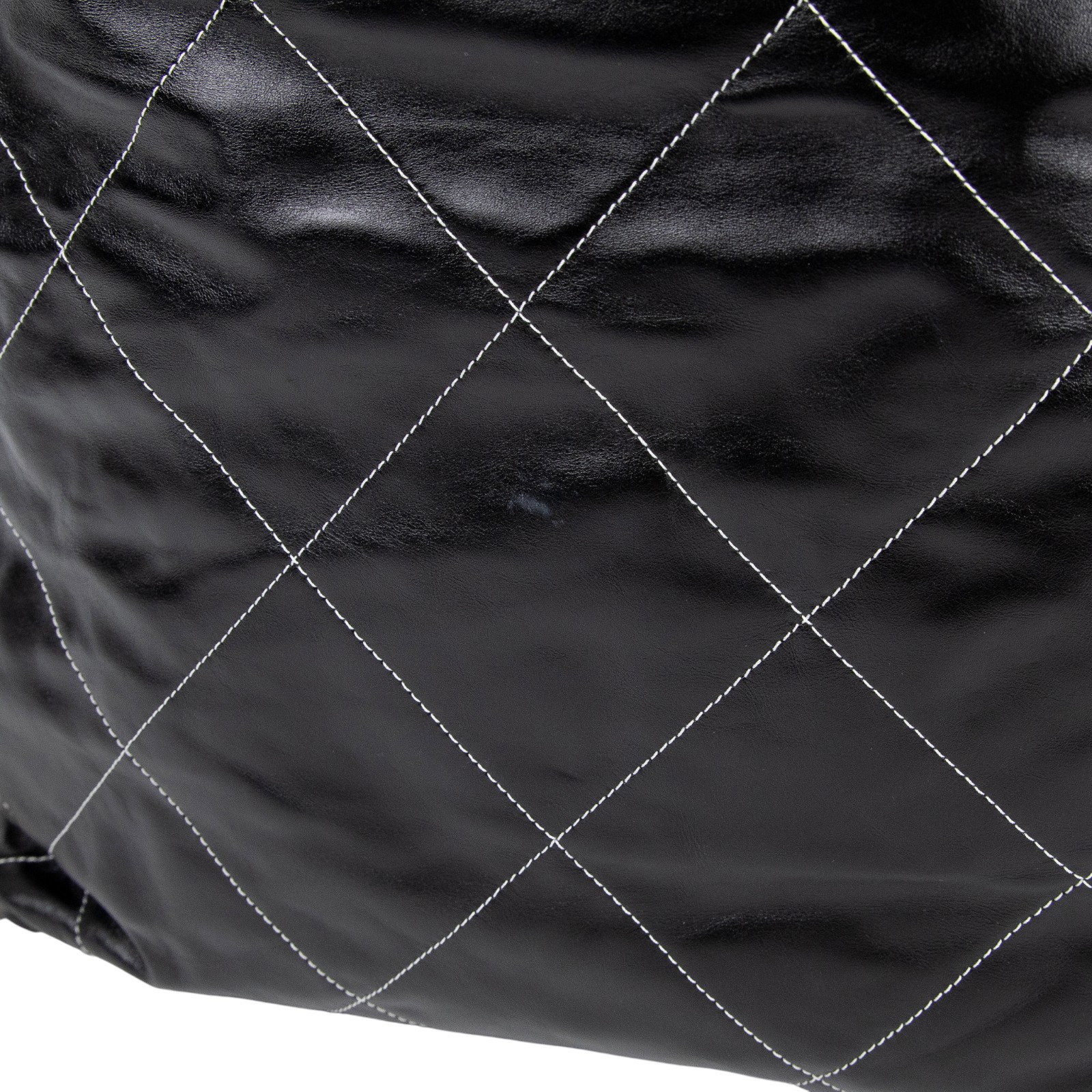 香奈兒 CHANEL 22 皮穿鍊 後背包 AS3859 晶片款 黑22後背包 縫線款 防塵袋