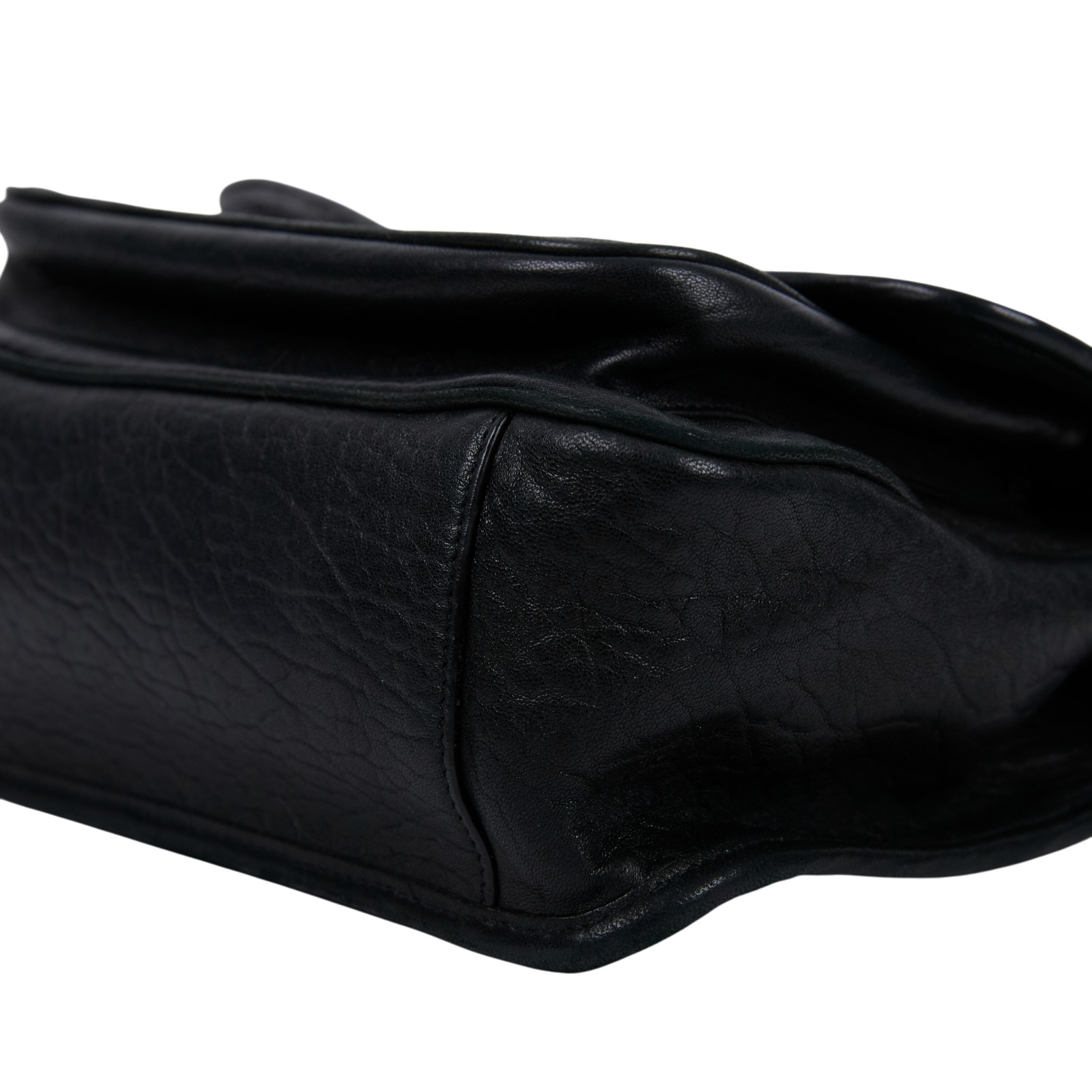 聖羅蘭 YSL SAINT LAURENT Niki 粒面小羊皮 中型 手袋 銀色五金 633178AACIA 黑NIKI粒面小羊皮 中號 防塵袋