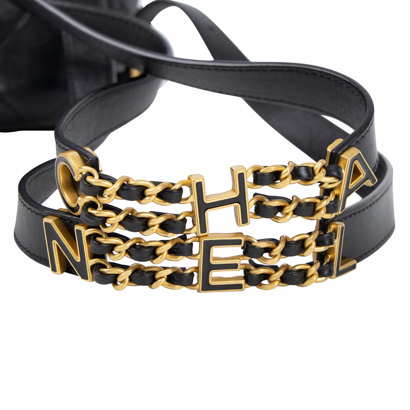 香奈兒 CHANEL Duma 後背包 AS4866 晶片款 黑小金球後背包 防塵袋