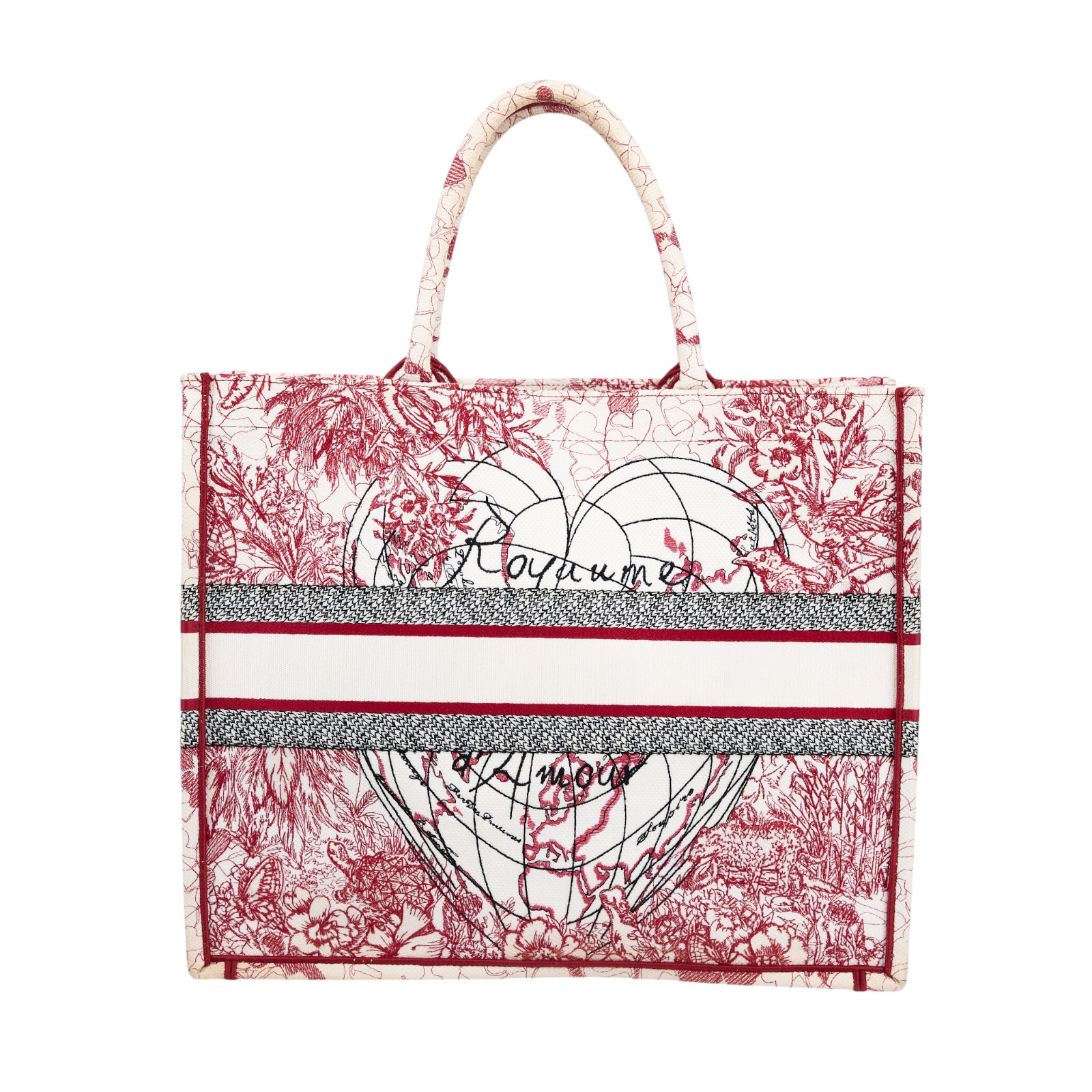 迪奧 CHRISTIAN DIOR Book Tote 中型 托特包 Dior Oblique M1296ZRHT  無附屬品